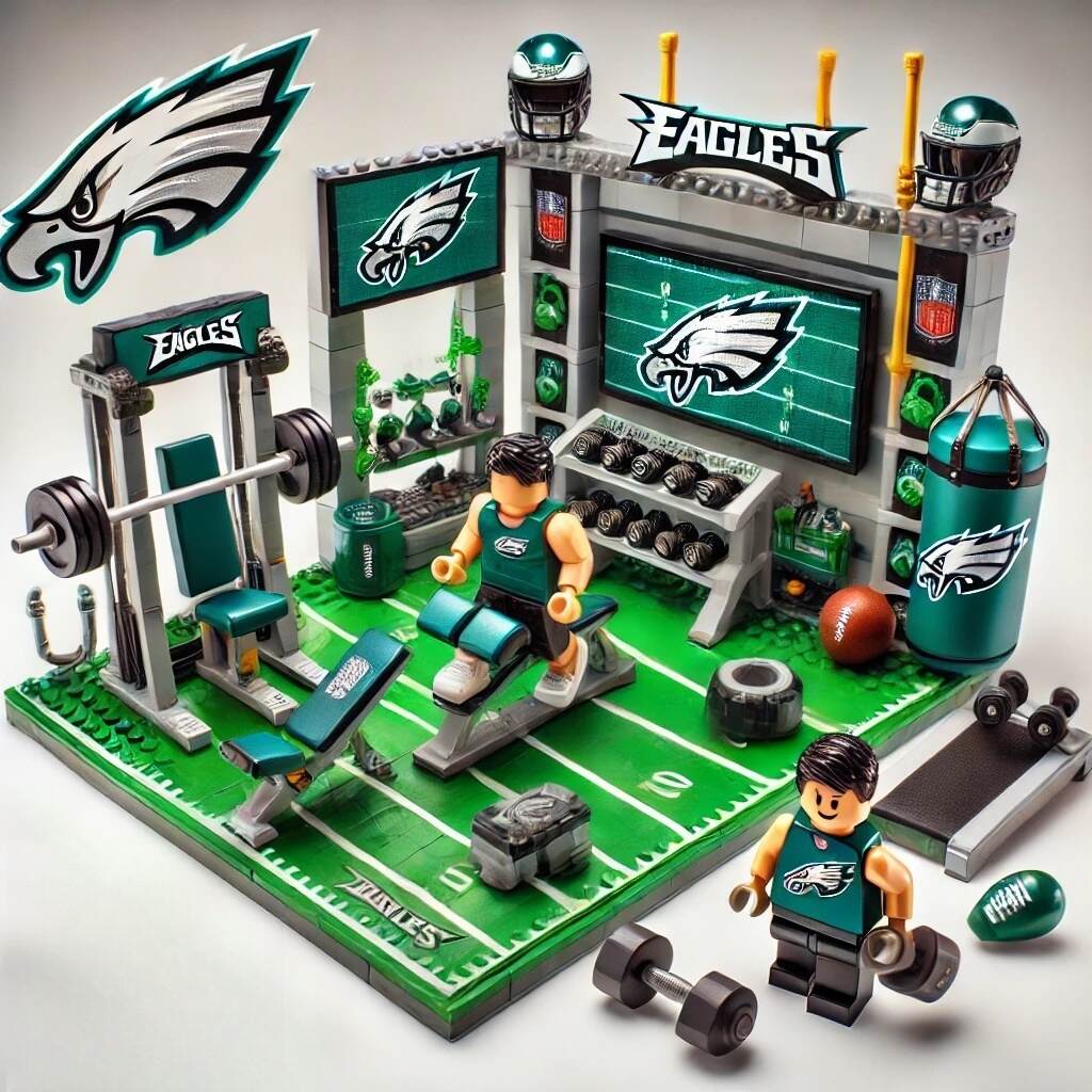 Football Team GYM Building Blocks