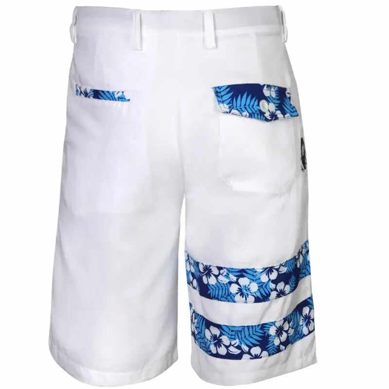 Zuma Cool-Stretch Men's Golf Shorts (Zuma White)