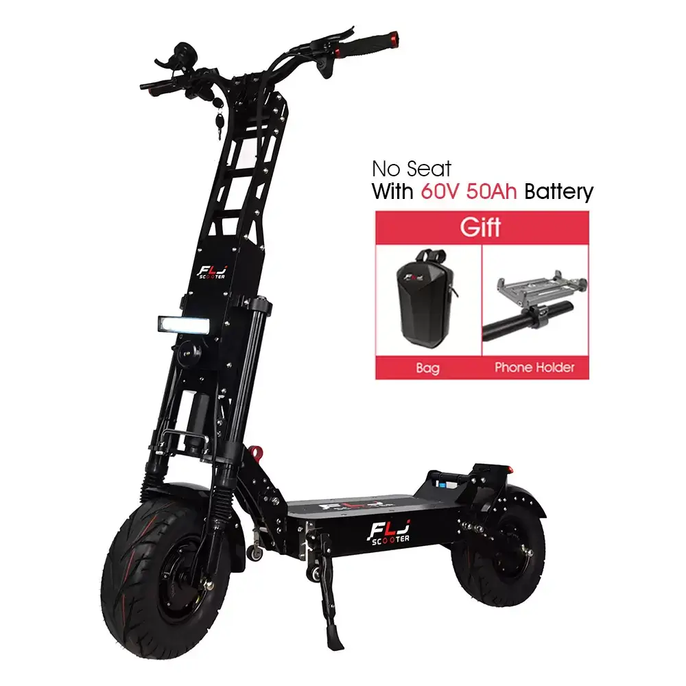 (🔥Limited Time Sale) K6 6000W all terrain Fat wheels dual motor electric scooter with Max Speed 53MPH