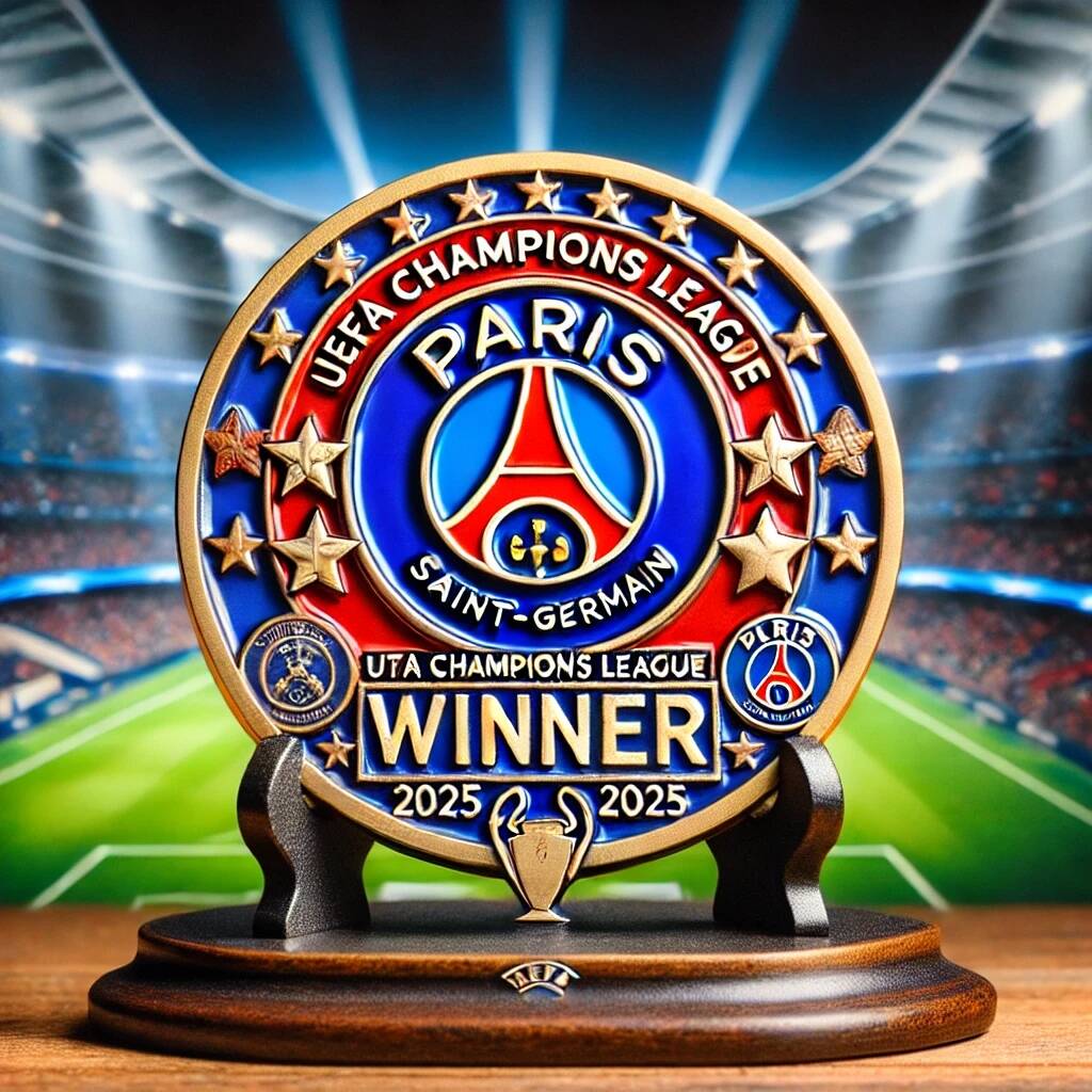 PSG UEFA Champions Coin