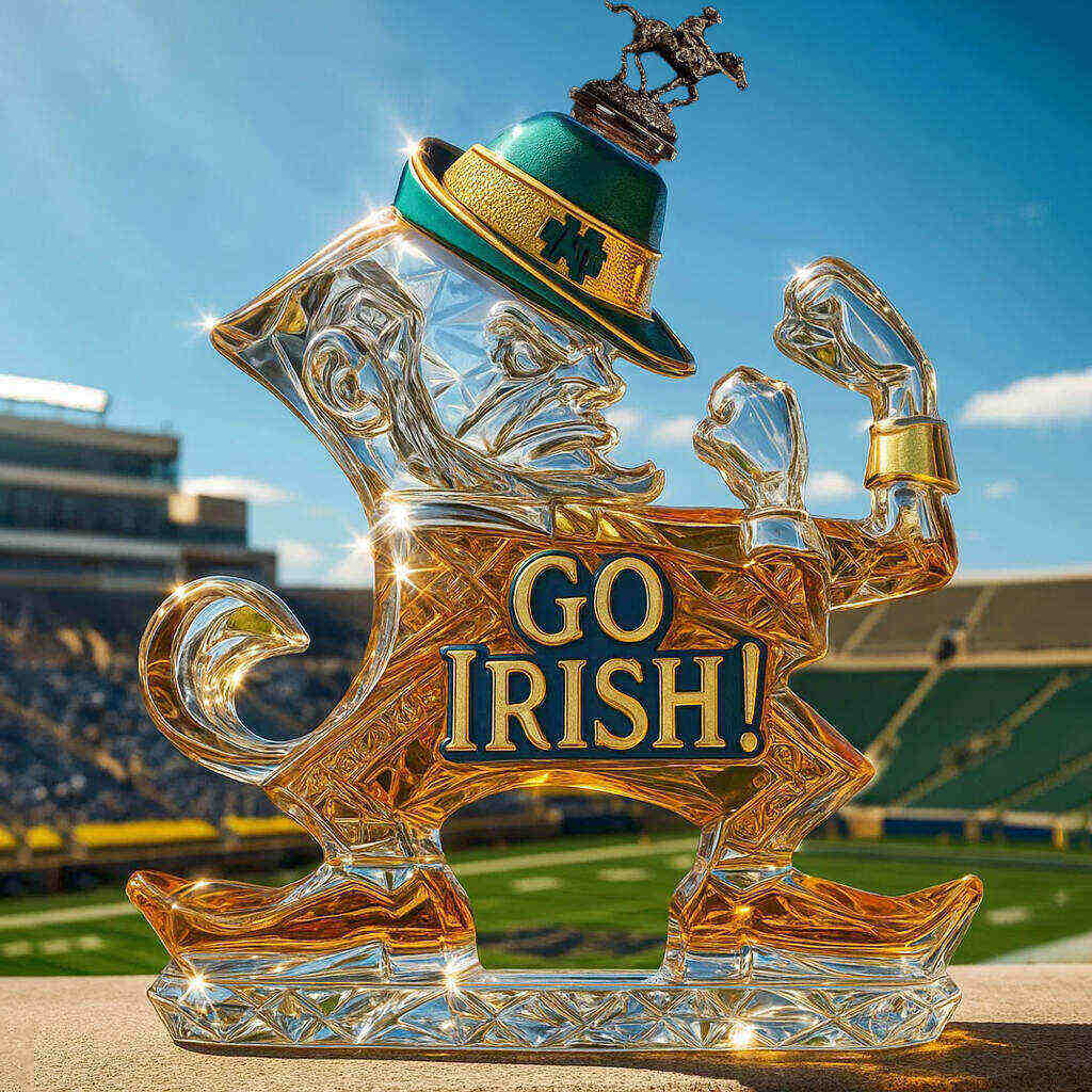Notre Dame Fighting Irish Whiskey bottle