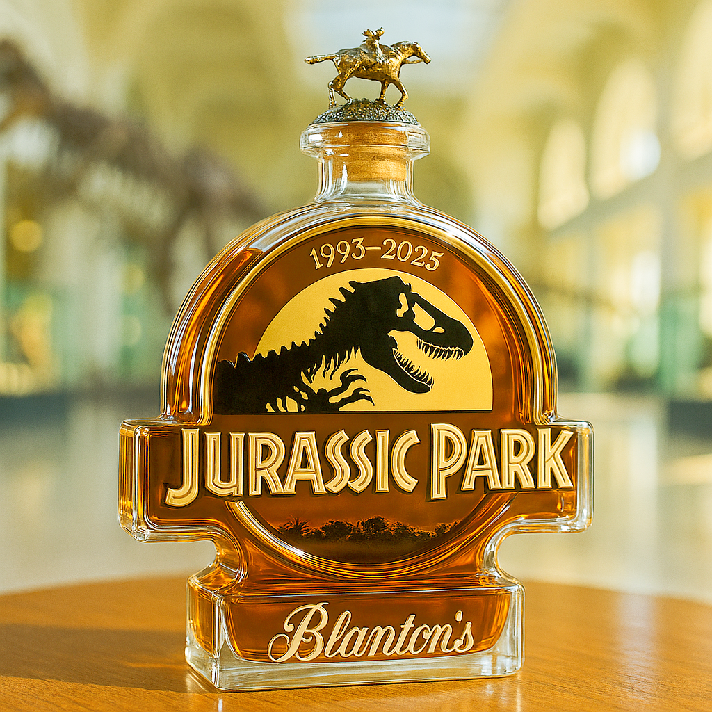 Jurassic Park Commemorative Whiskey Bottle