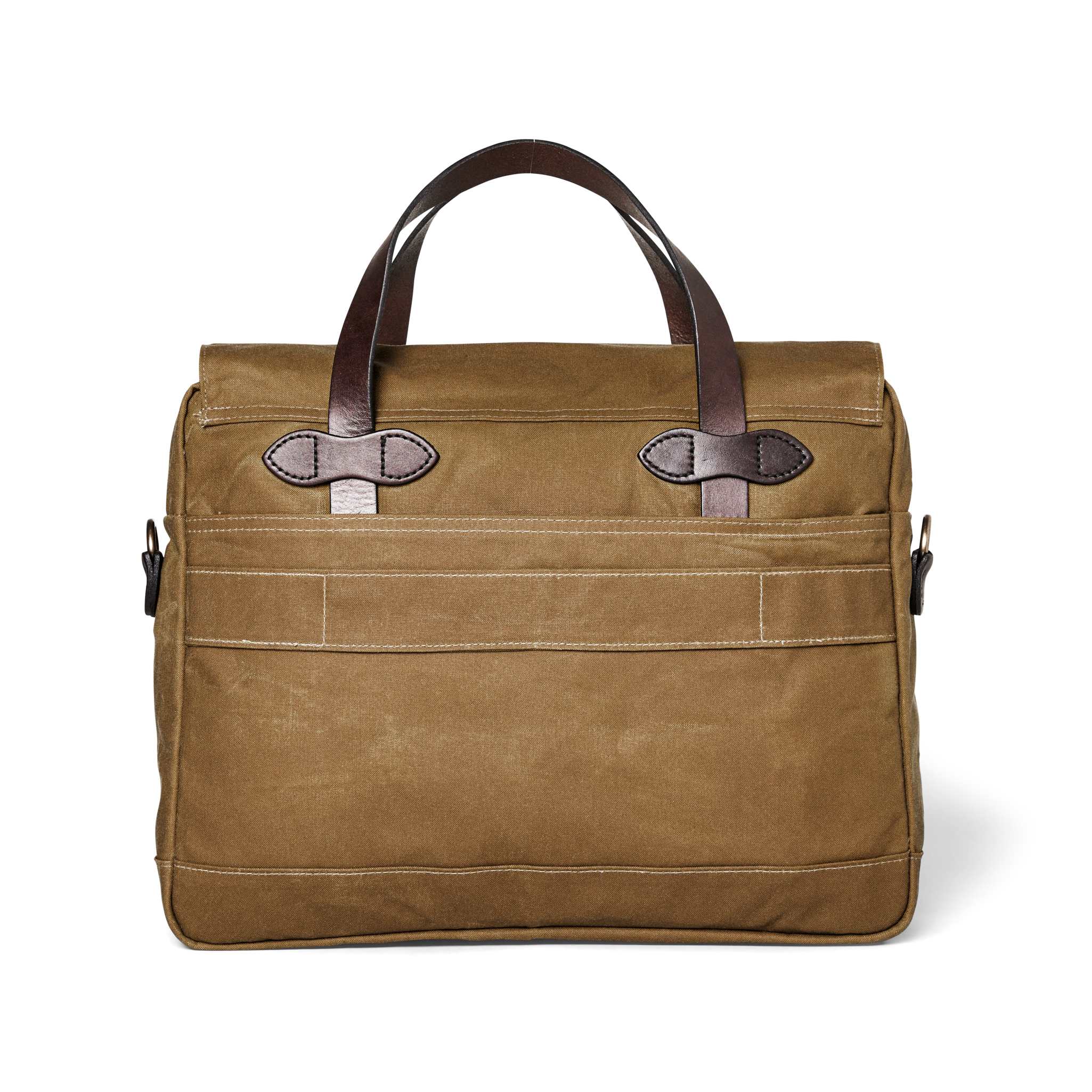 24 Hour Tin Cloth Briefcase - Dark Tan