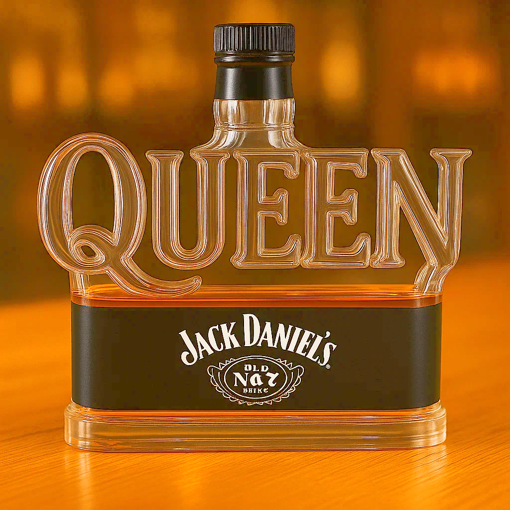 QUEEN Whiskey Bottle – Raise Your Glass to Royalty!