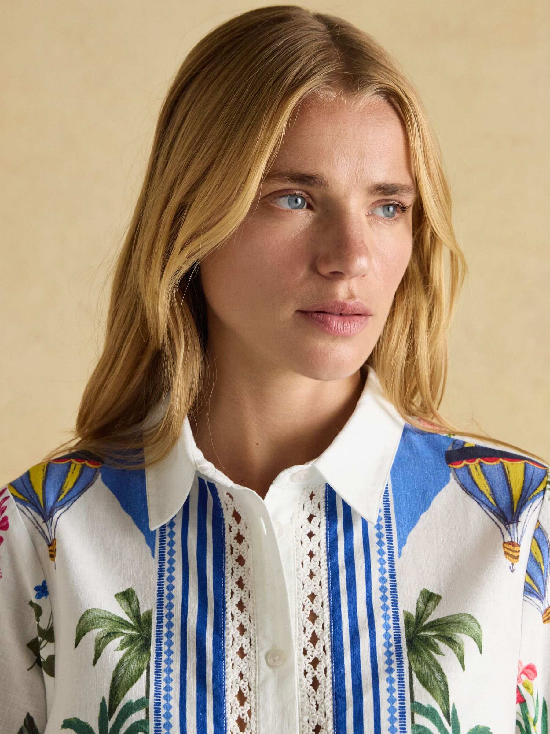 Isobel Multi Crochet Shirt