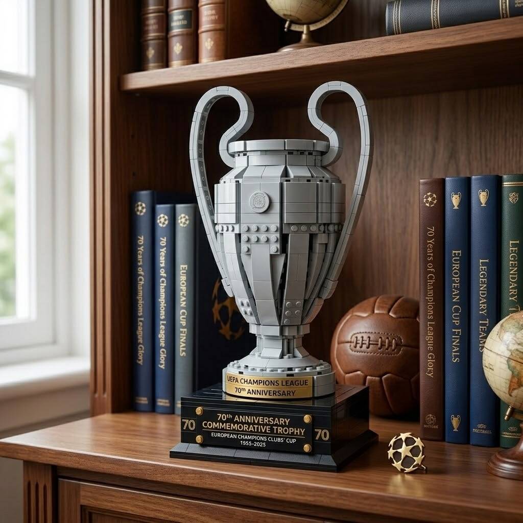 🏆 UEFA Champions League 70th Anniversary Trophy - Build Glory!