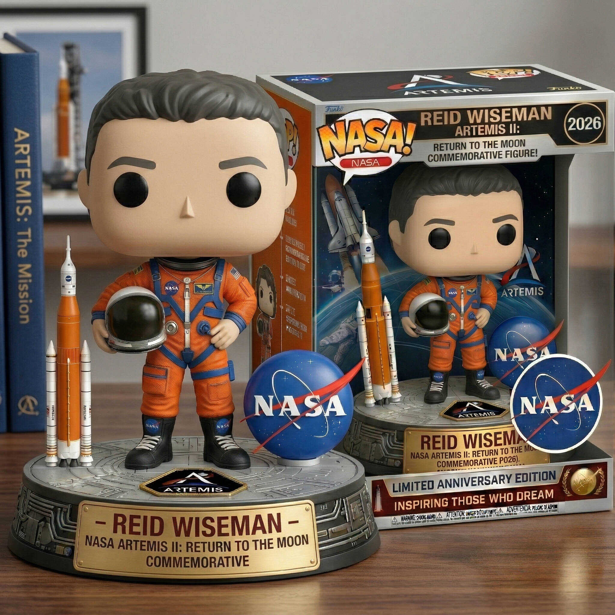 NASA Artemis II Crew – Limited Edition Commemorative Pop! Figures 🚀🌕