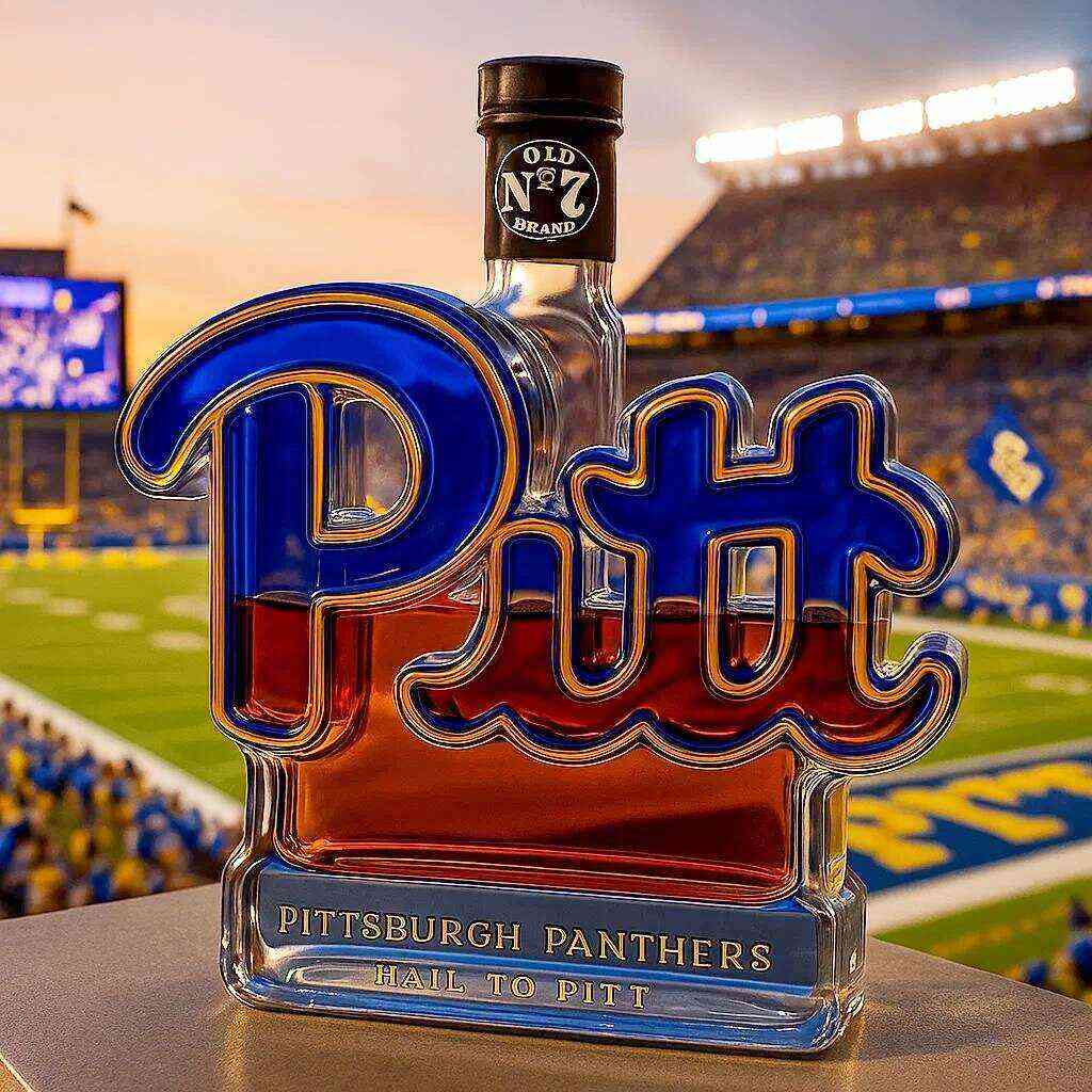 Pittsburgh Panthers Limited Edition Whiskey Bottle