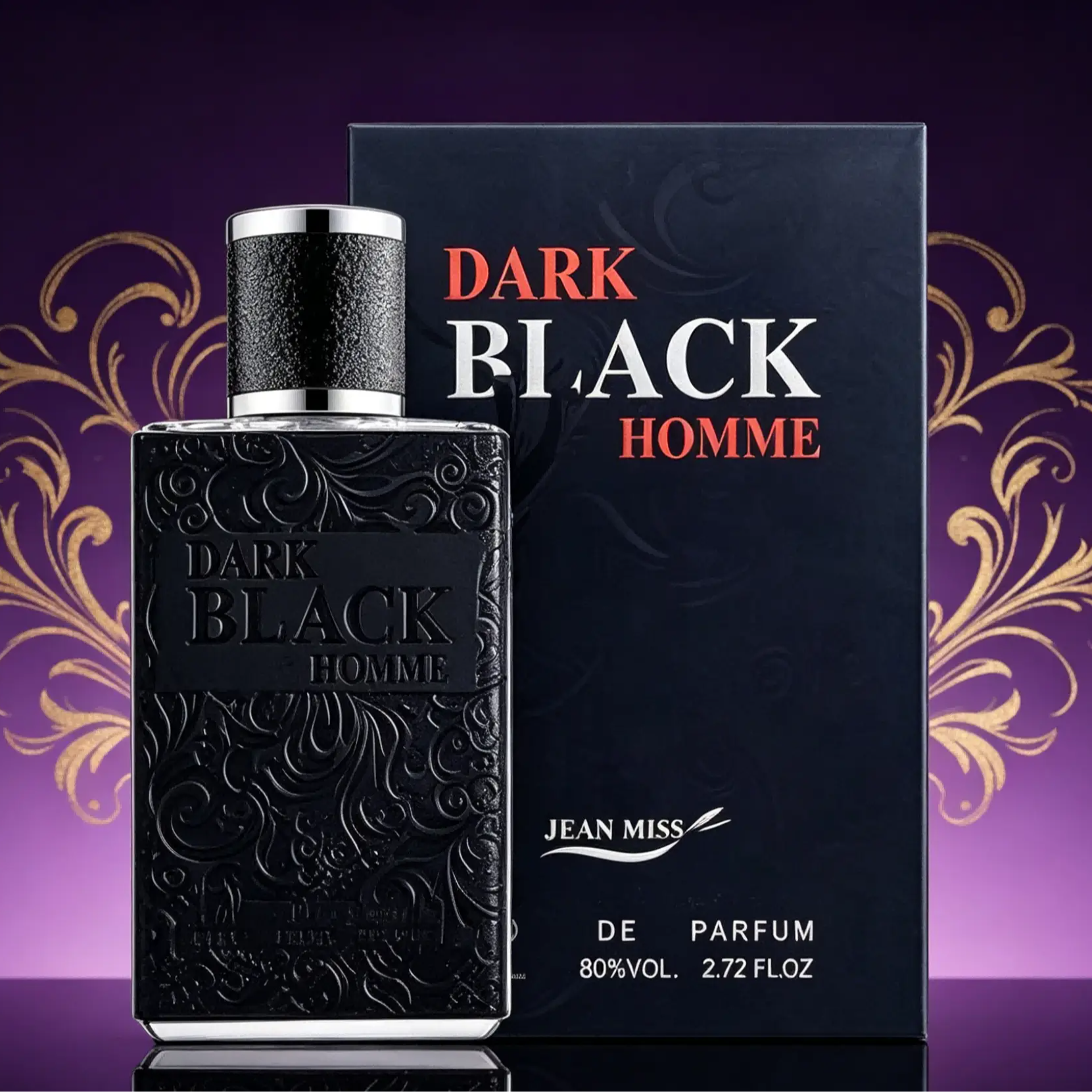 Retro Carved Leather Fragrance  Black Gentleman / Brown Violet Rose