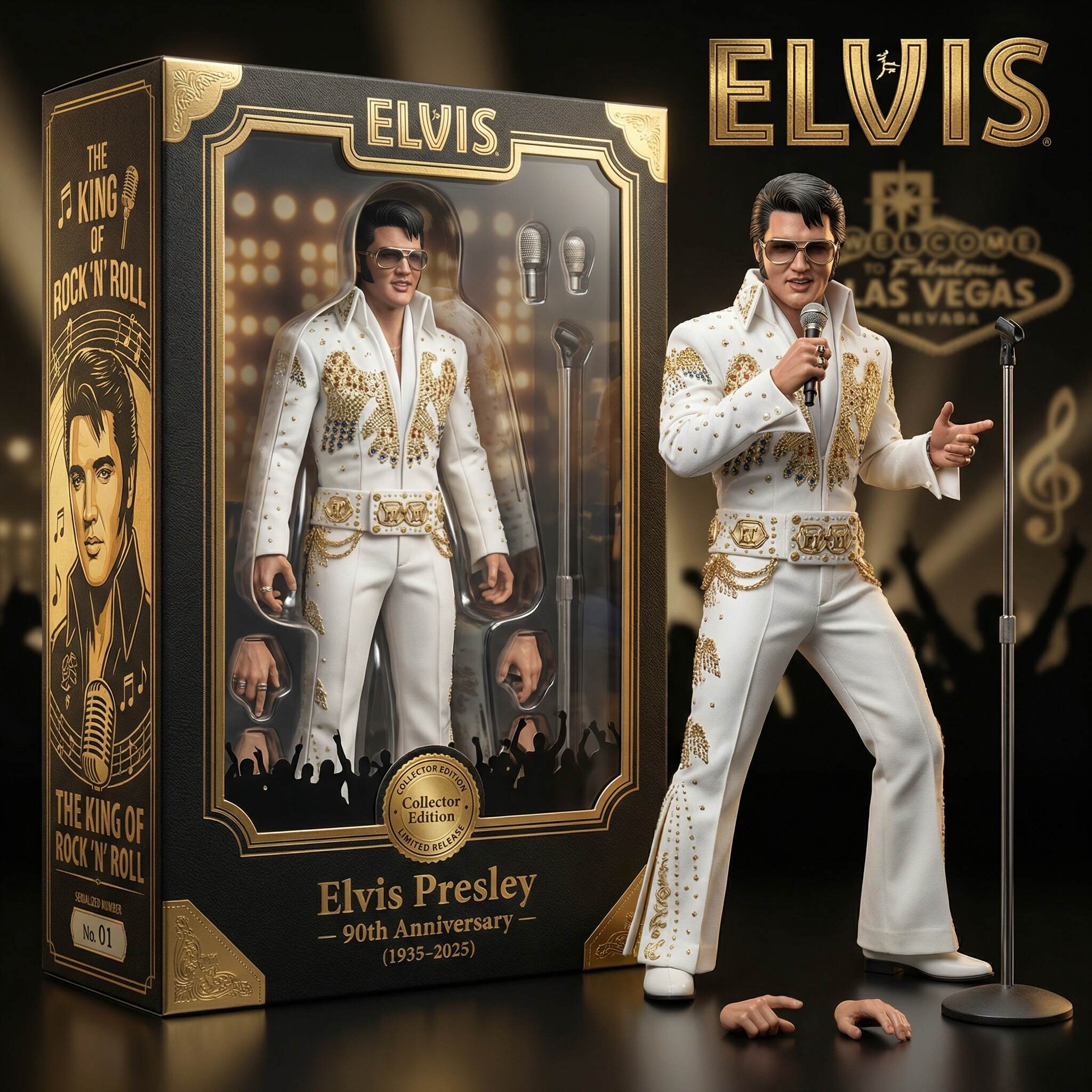 Elvis Presley 90th Anniversary 1/6 Scale Premium Collector’s Edition Figure