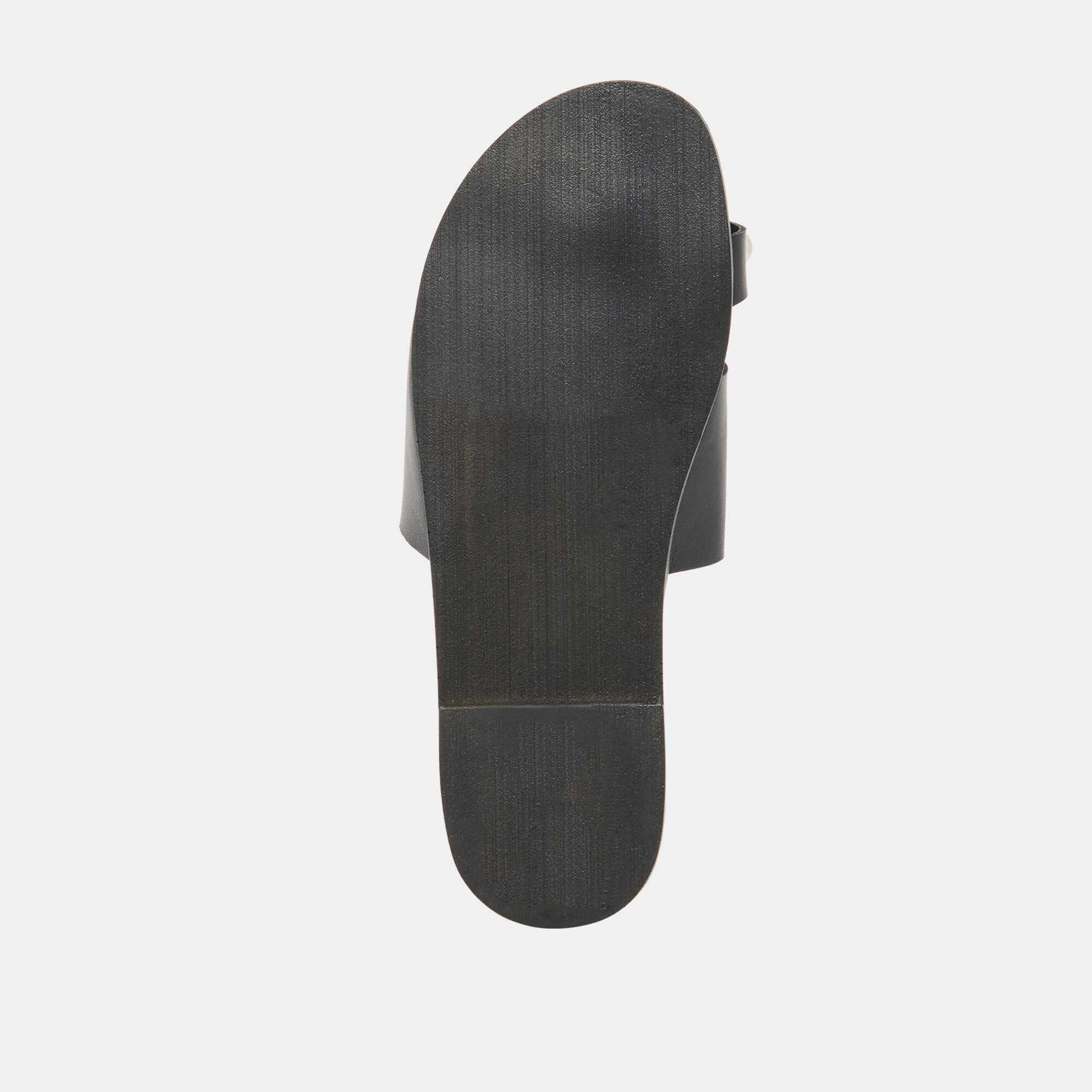 MOXY SANDALS BLACK LEATHER