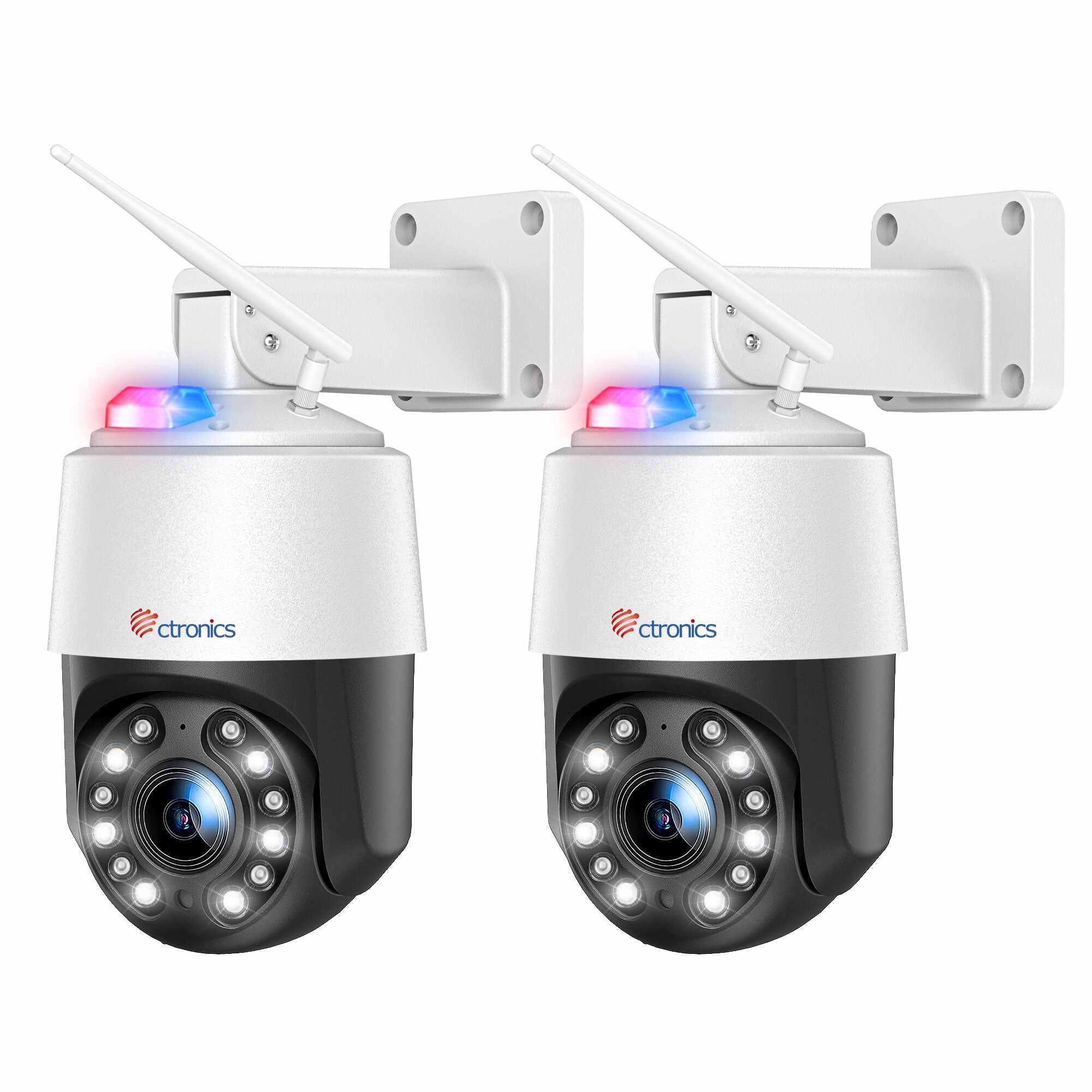 4K 16X Optical Zoom CCTV Security Camera Outdoor with Auto Tracking/Cruise/Zoom 197FT Night Vision