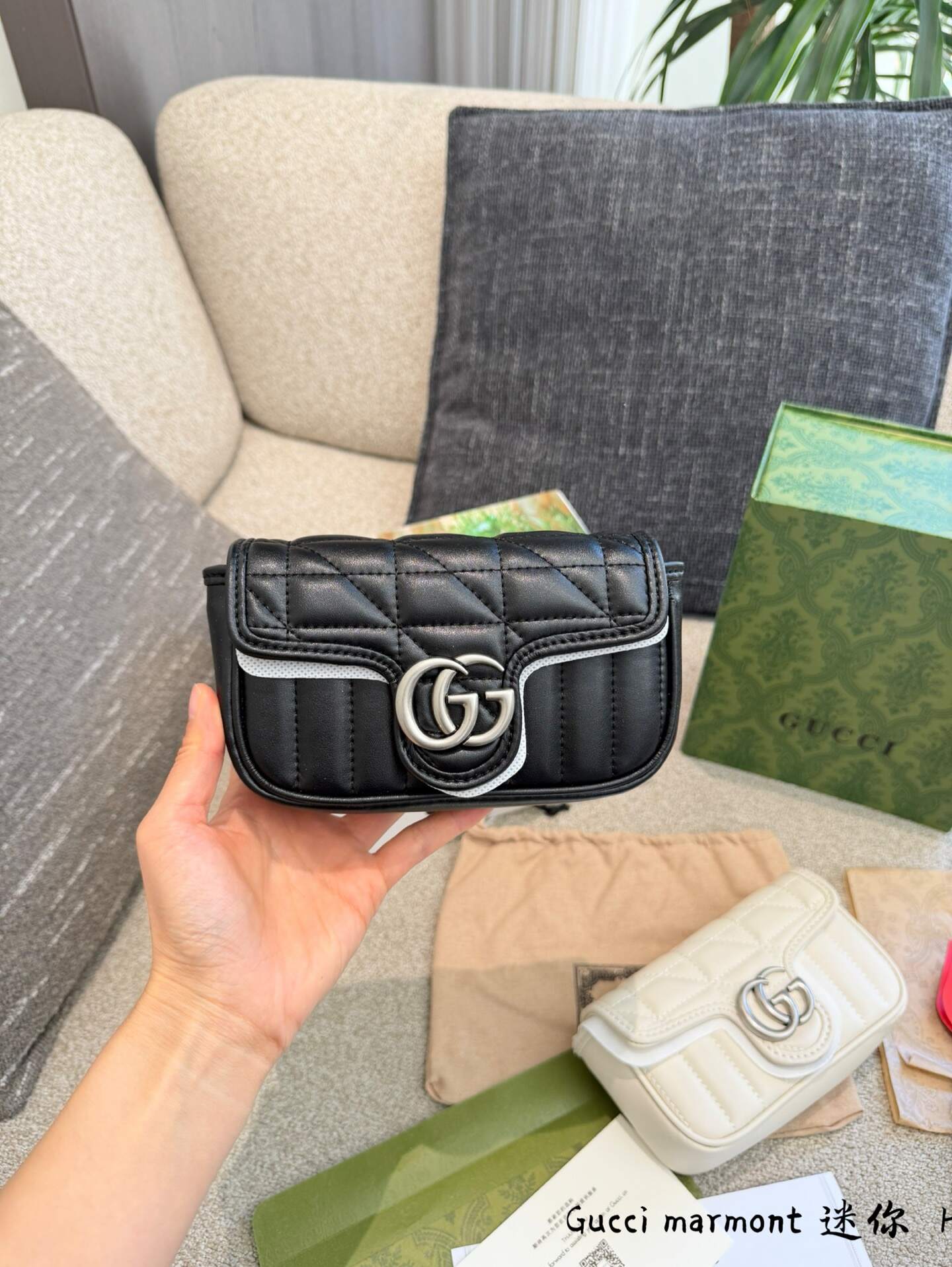 Gucci GG Marmont Mini bag​🖤Gucci GG Marmont