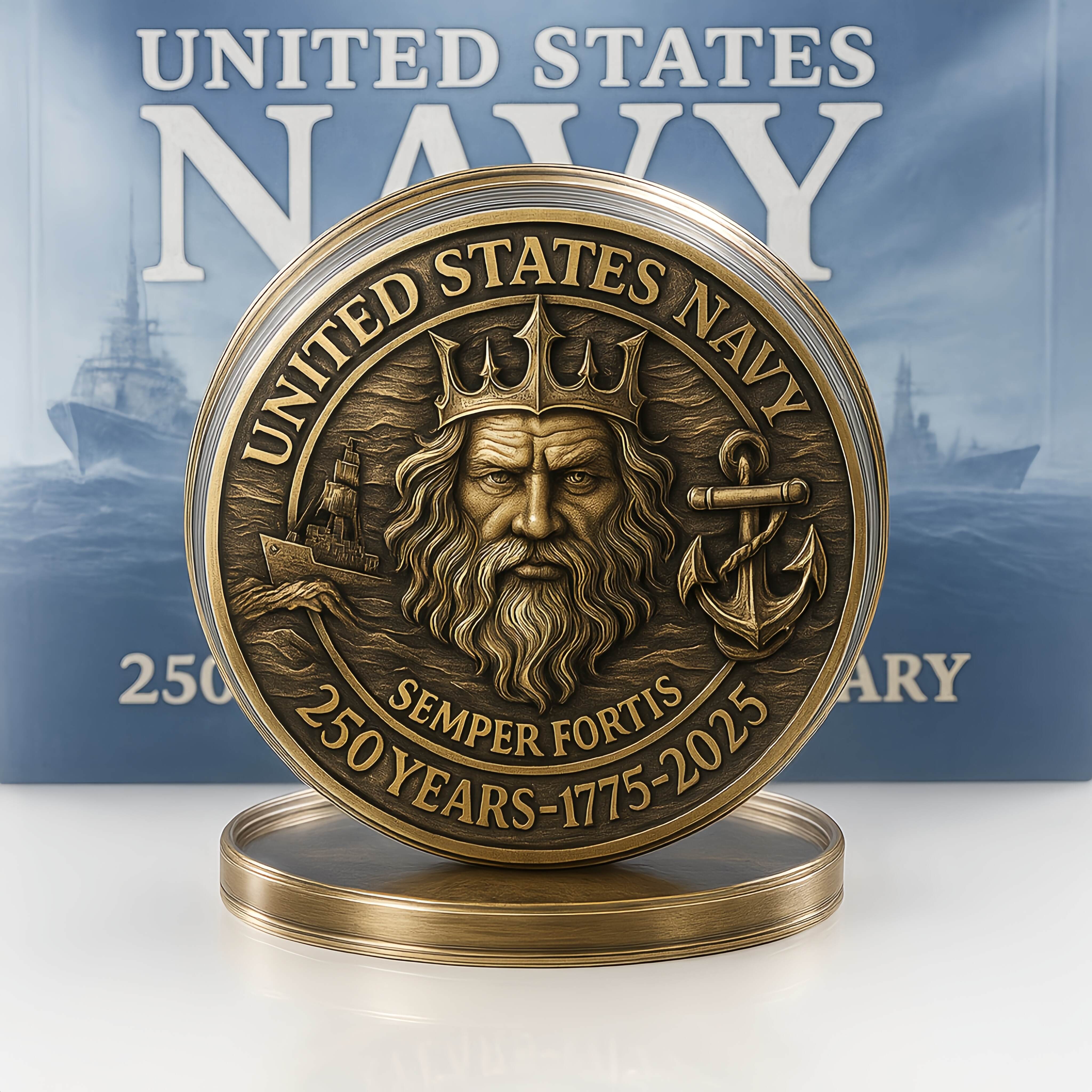 U.S. Navy 250th Anniversary Coin