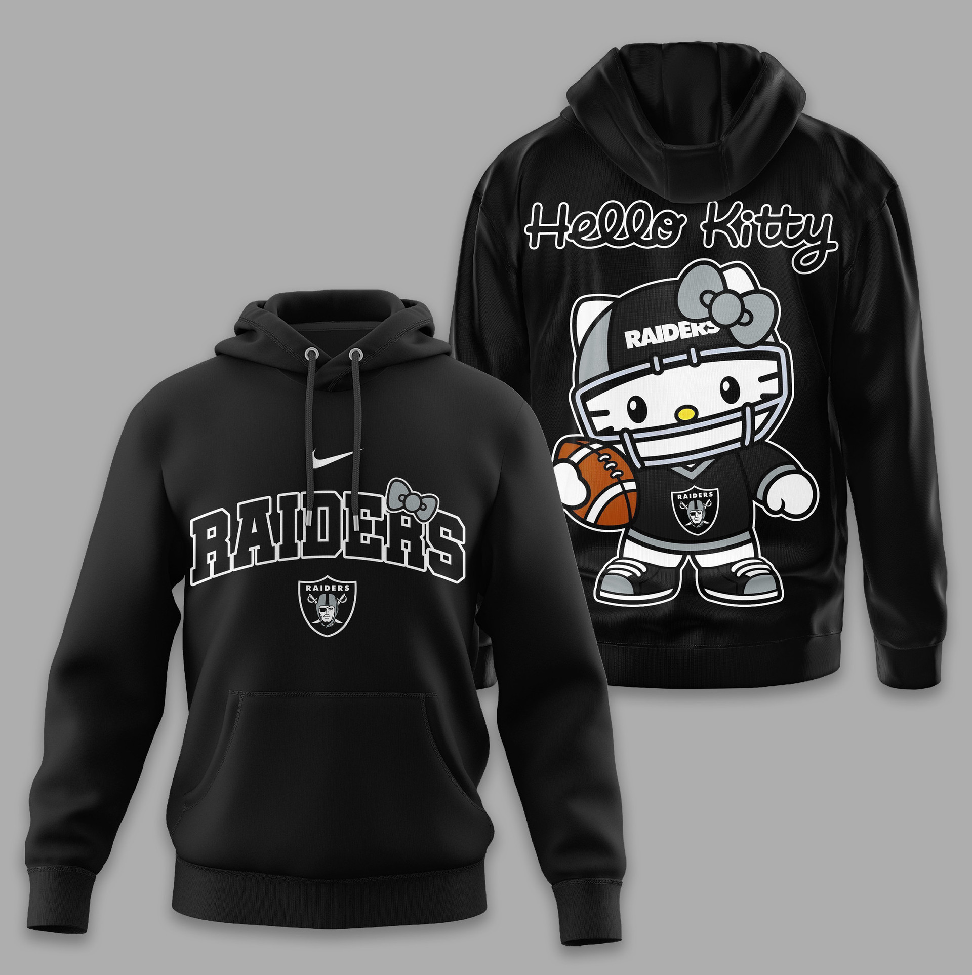 Las Vegas Raiders | Premium NFL Hello Kitty Women's Shirt TD