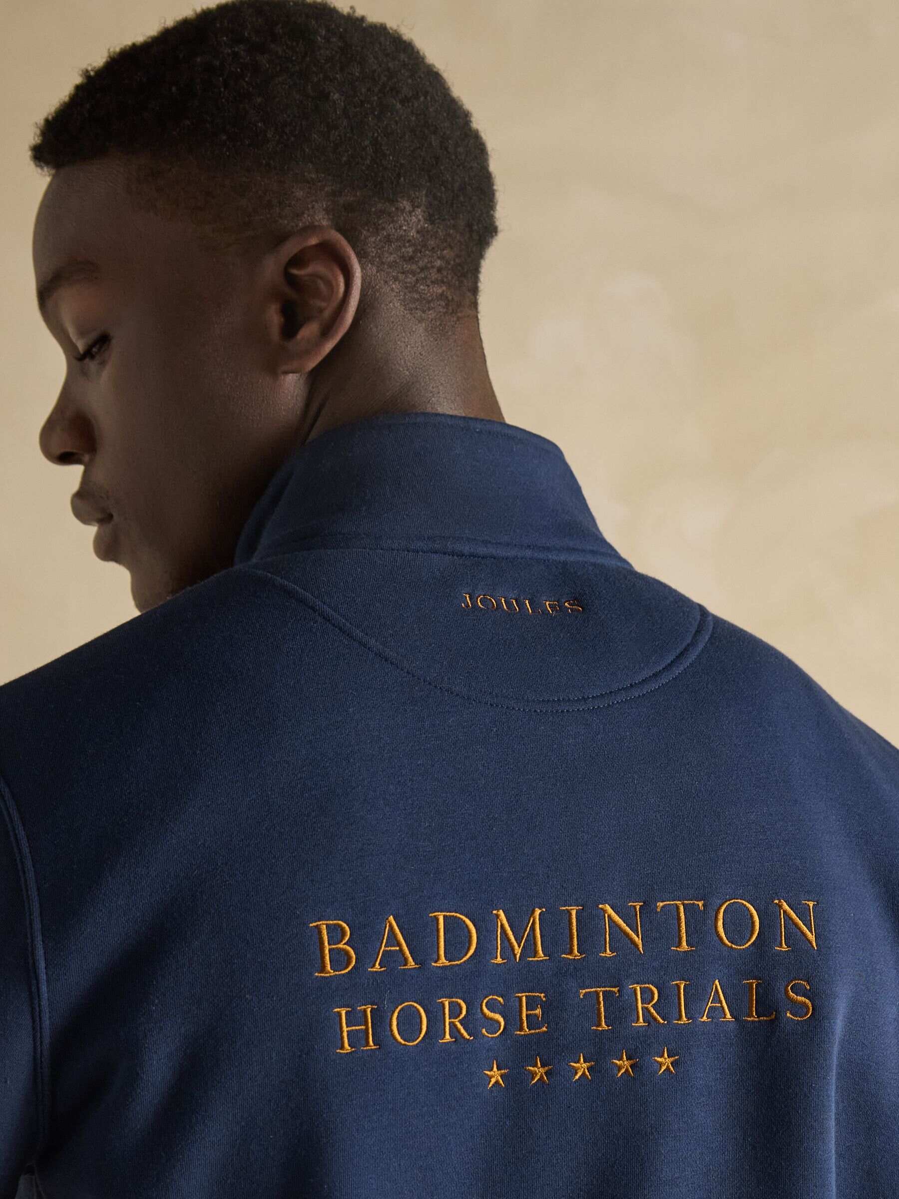 Official Badminton Navy Quarter Zip Sweatshirt