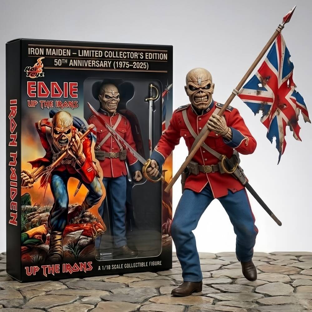 Iron Maiden 50th Anniversary Eddie Hot Toys Figure