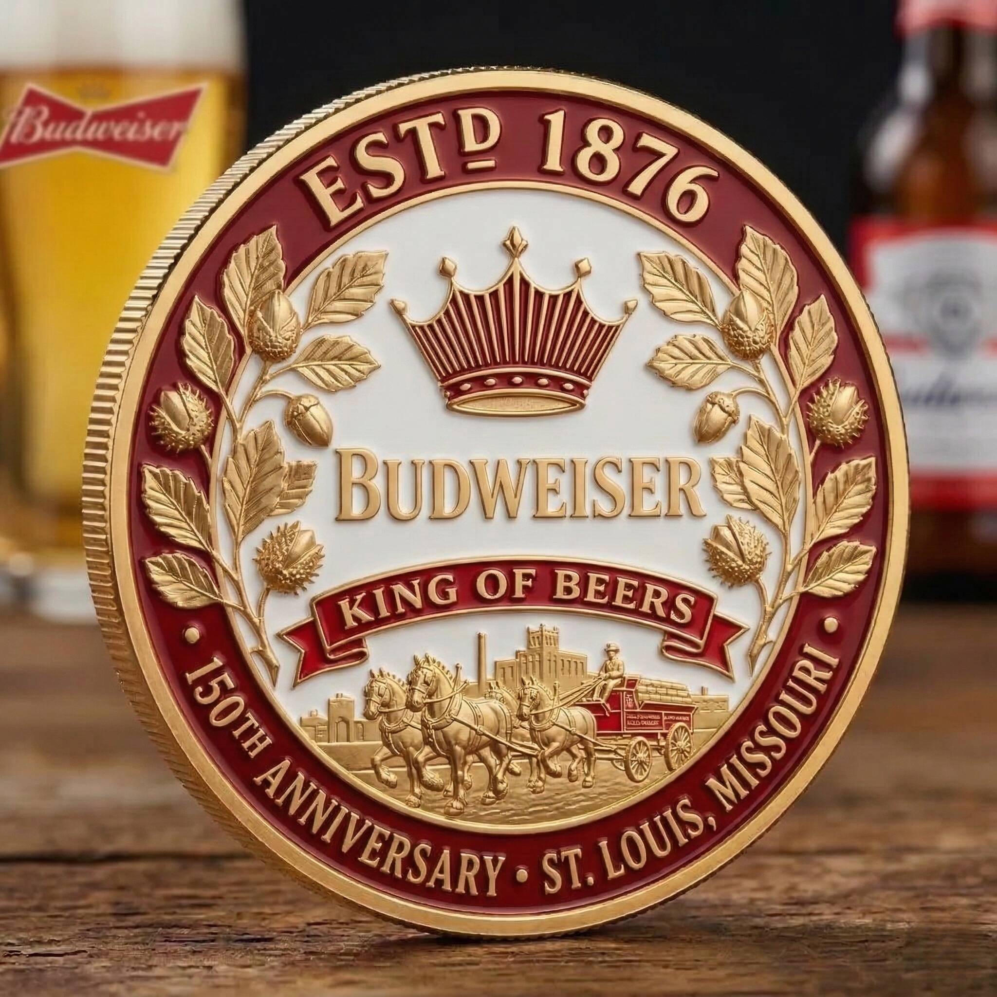 Budweiser 150th Anniversary Commemorative Coin