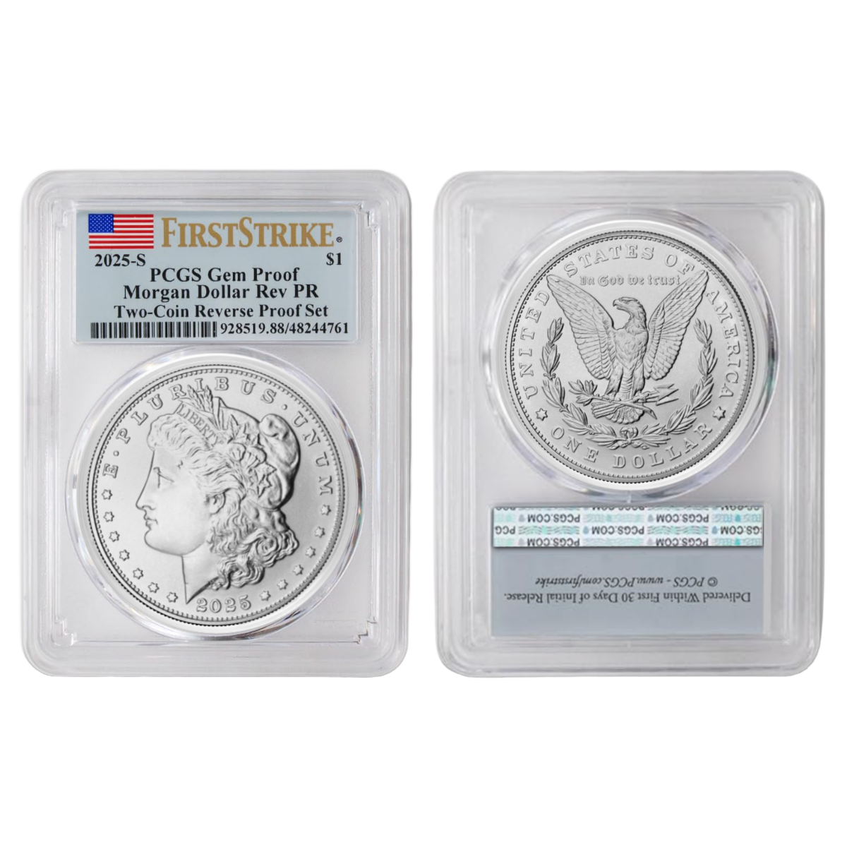 1 Oz 2025 Morgan Silver Dollars – Pure Silver • Limited Release • Factory Price