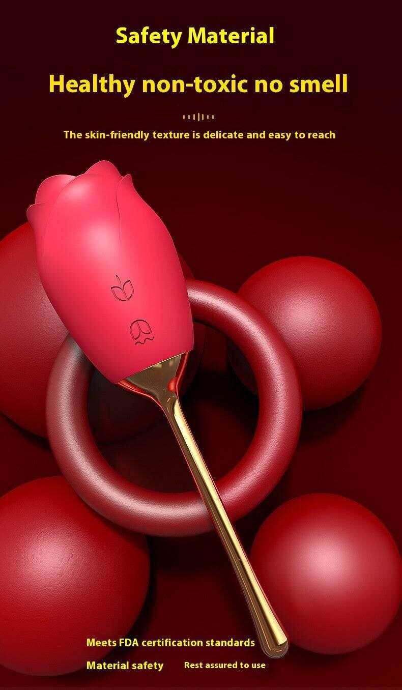 Rose Tongue Licking Sucking Clitoral Vibrator