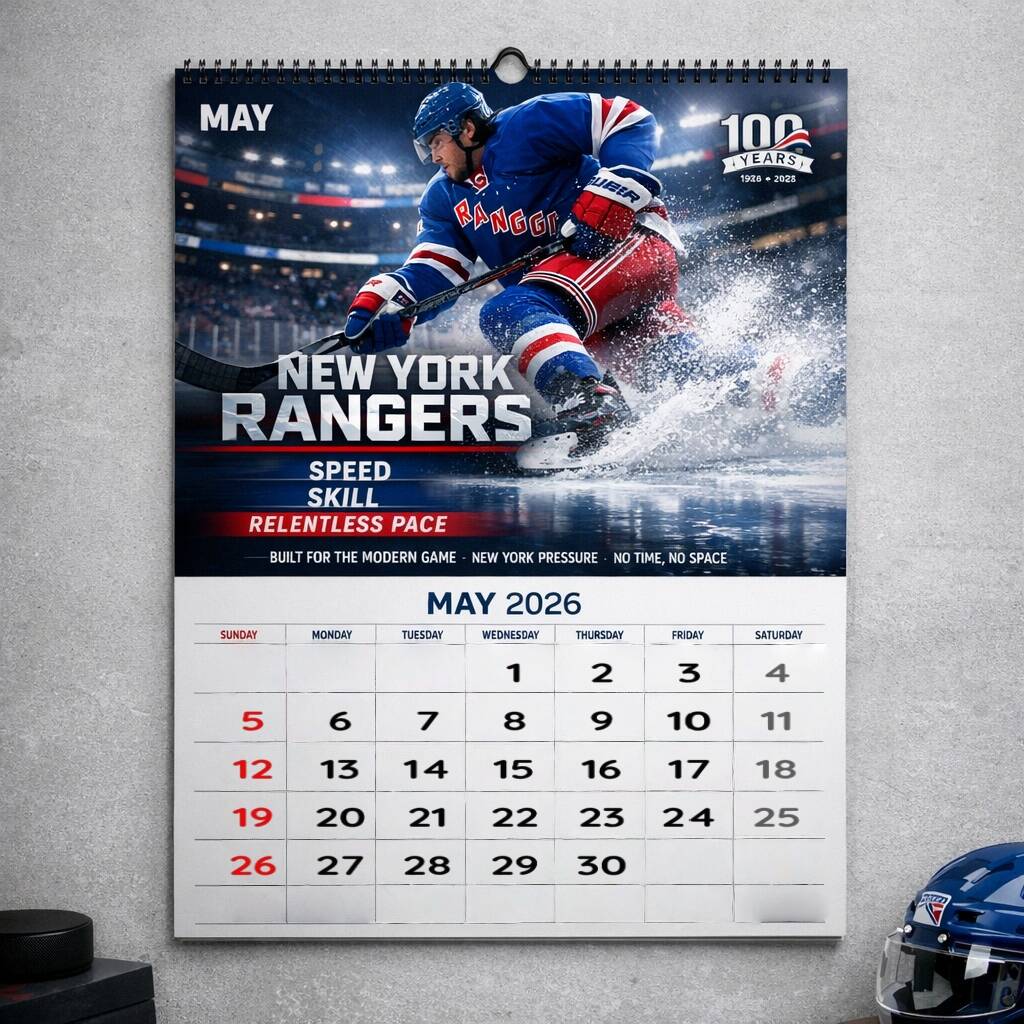 NYR 100th Anniversary Wall Calendar