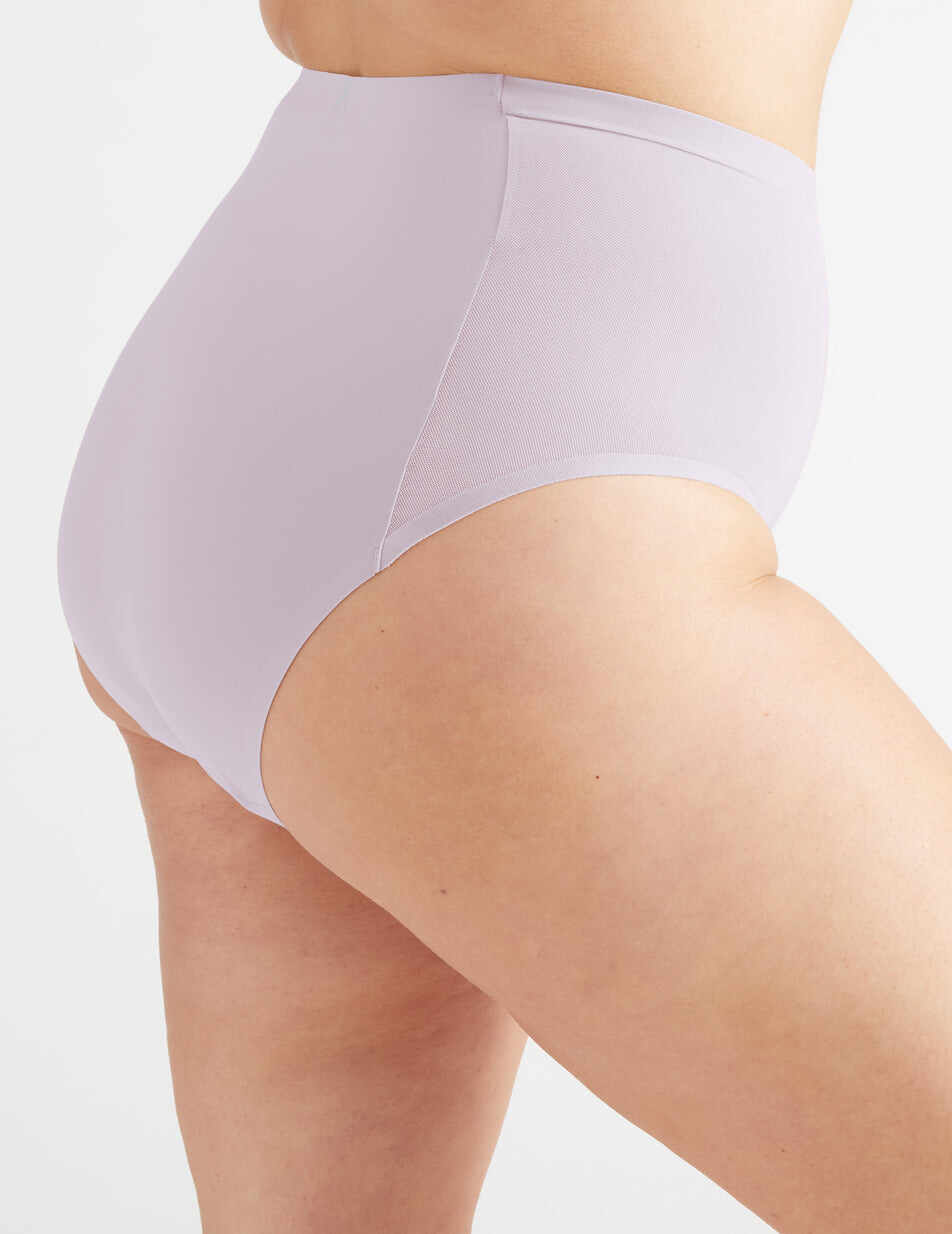Light Leakproof No-Show Mesh High Rise
