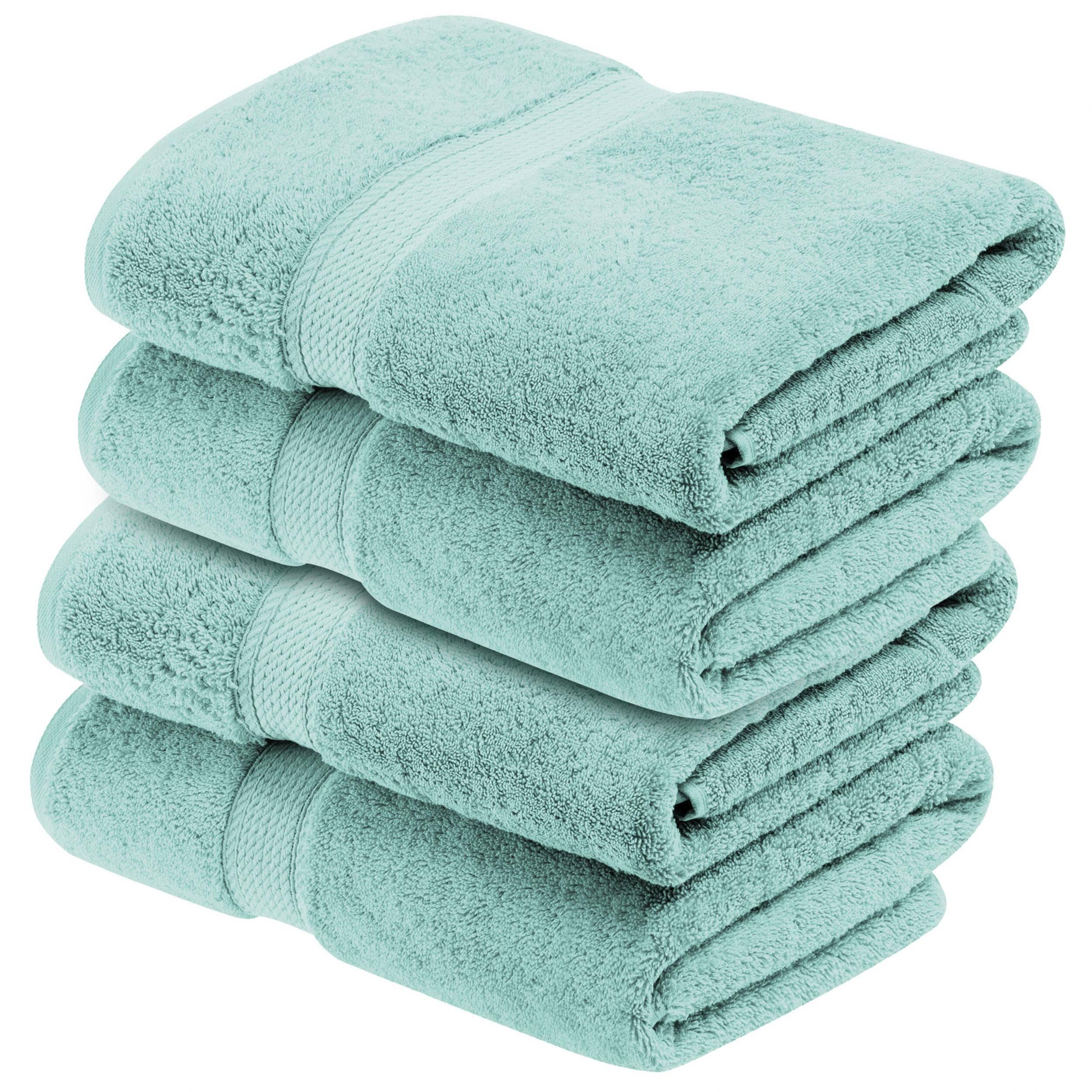 Superior Egyptian Cotton Pile Heavyweight Bath Towel Set of 4