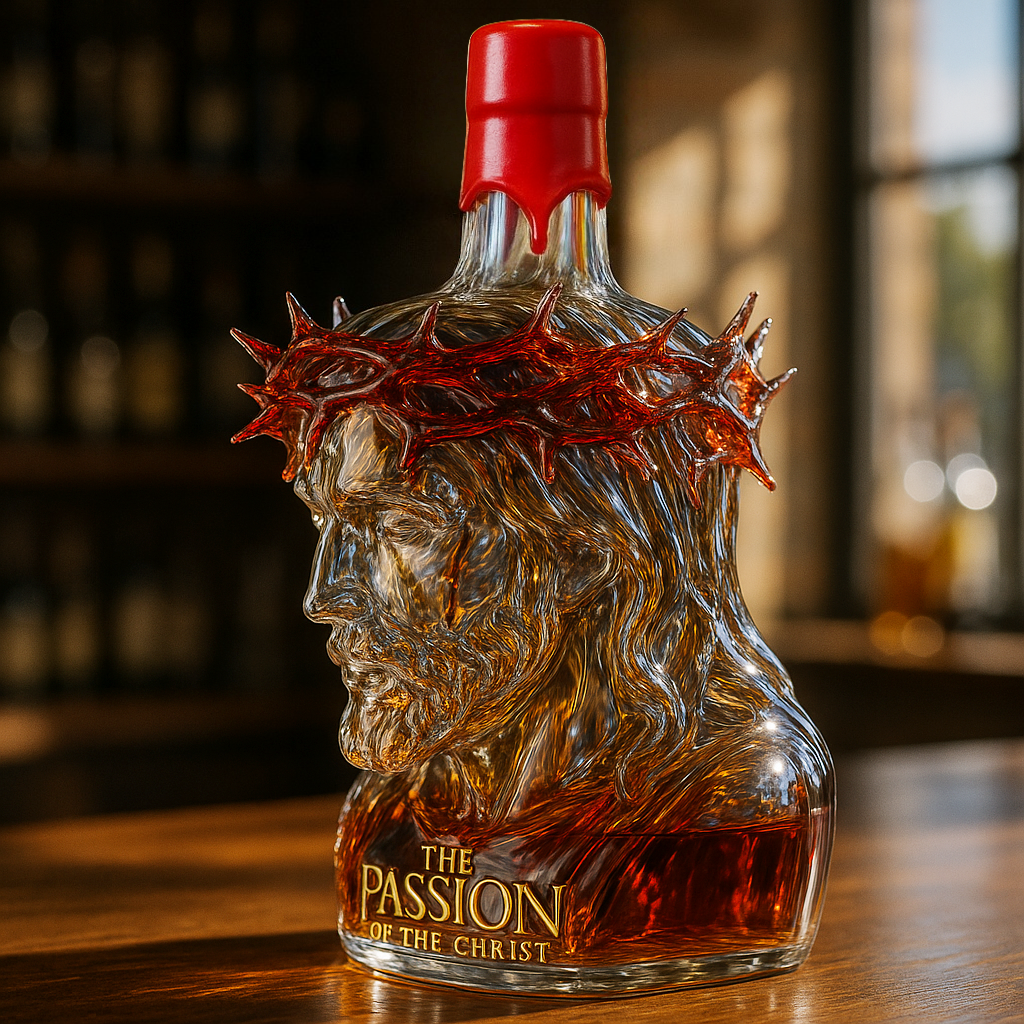 Passion of the Christ Commemorative Whiskey Bottle