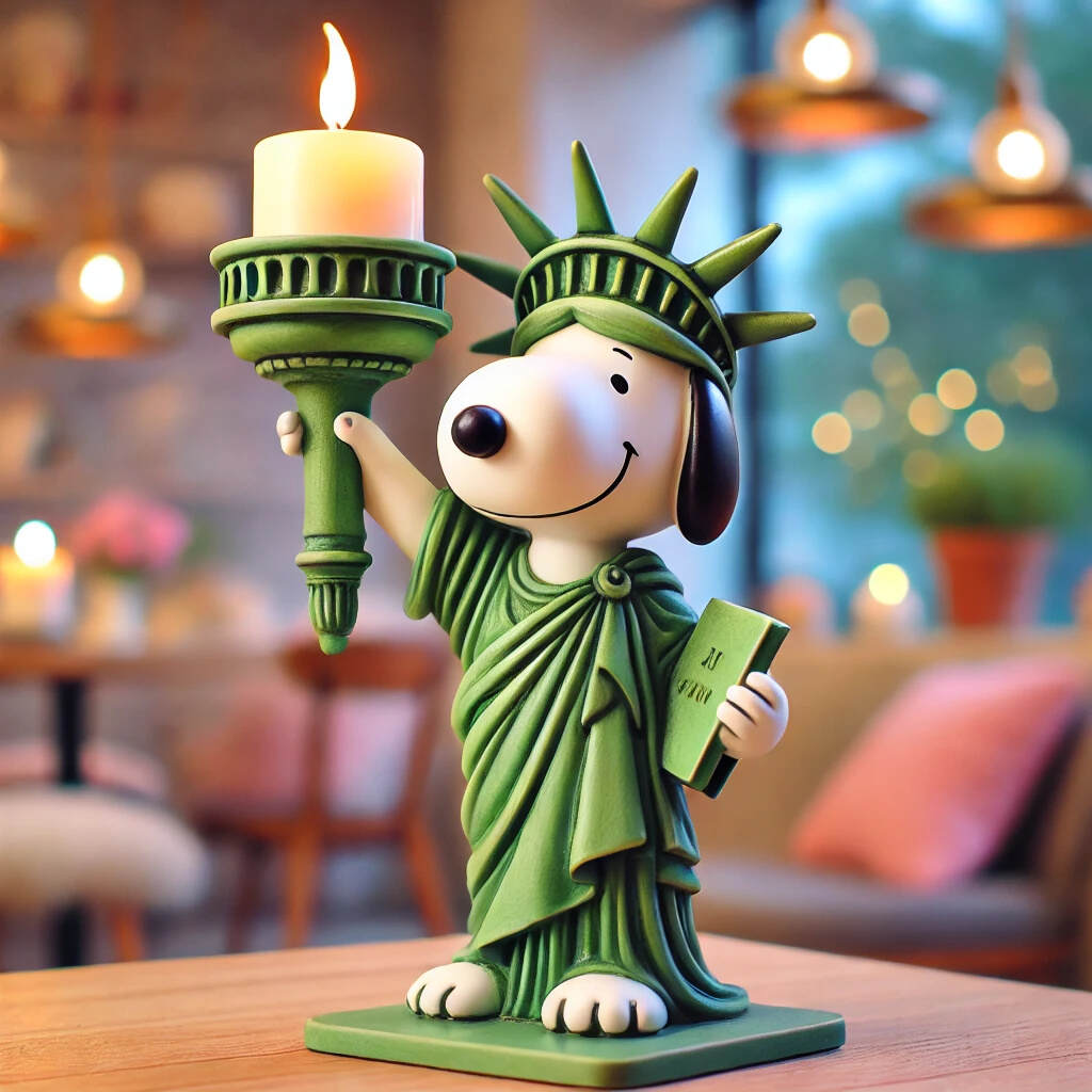 SNPY × Statue of Liberty candlestick