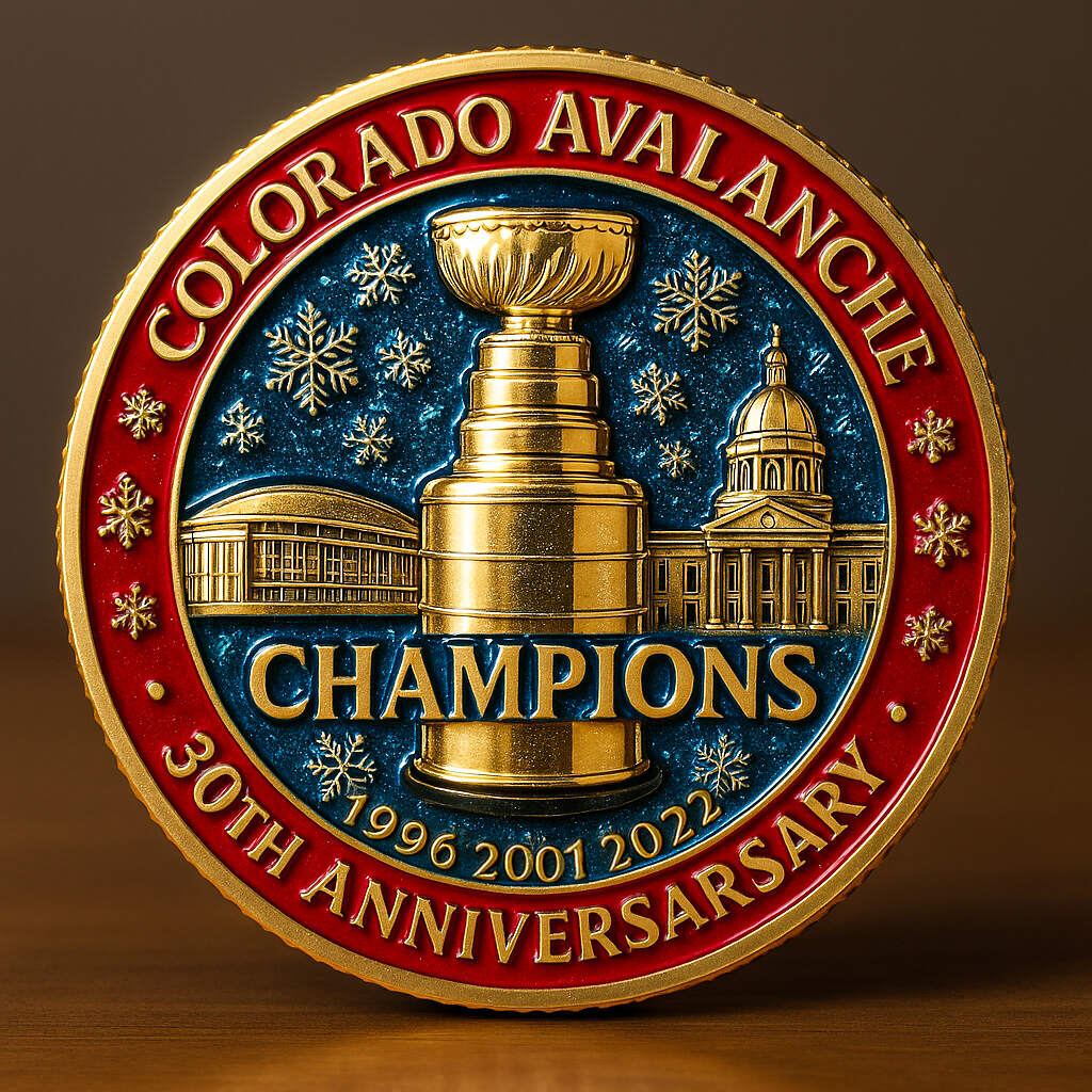 Colorado Avalanche 30th Anniversary Commemorative Coin