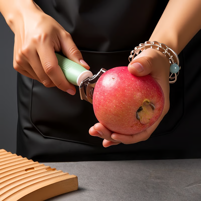 Stainless steel adjustable fruit corer