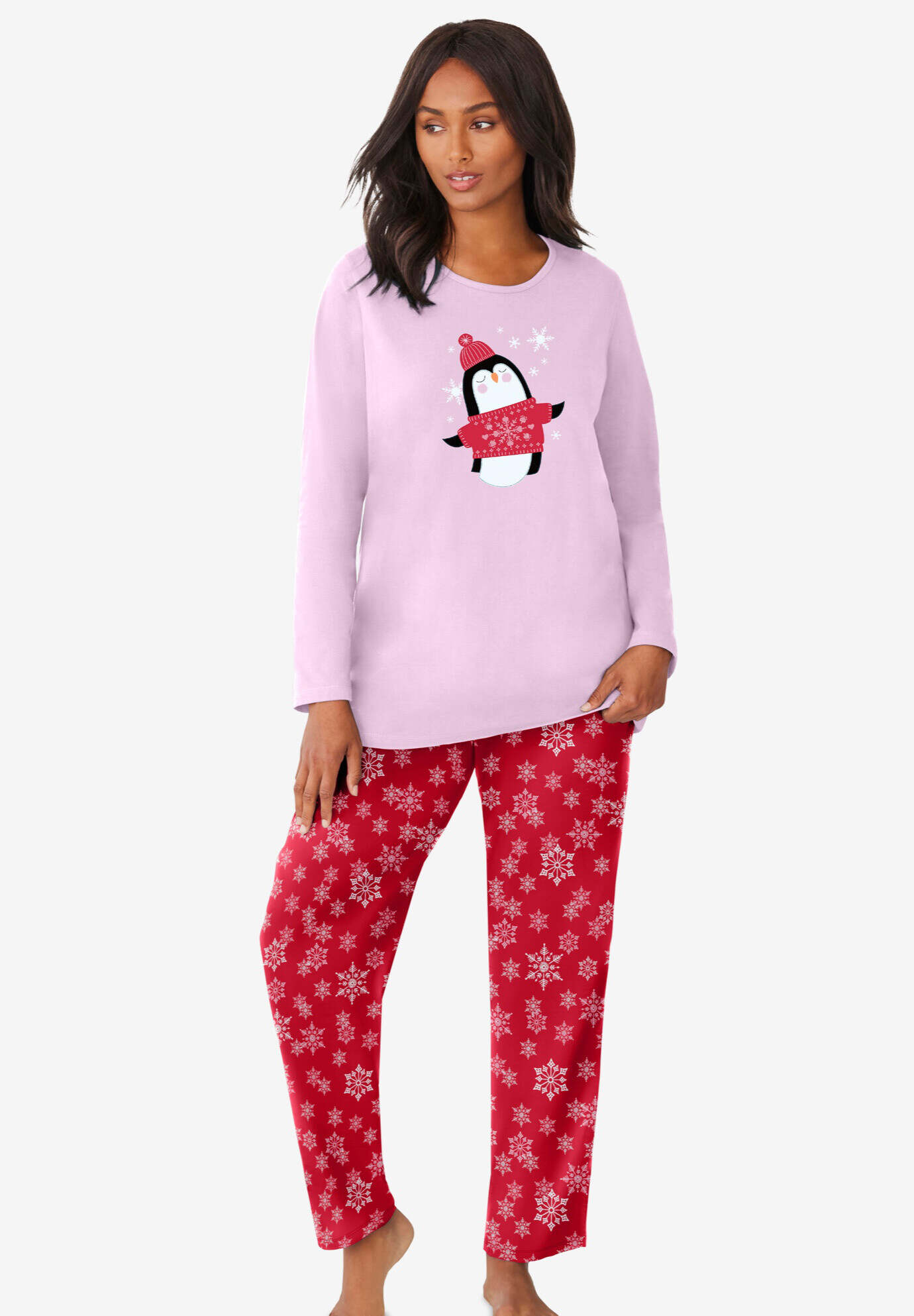 Long Sleeve Knit PJ Set