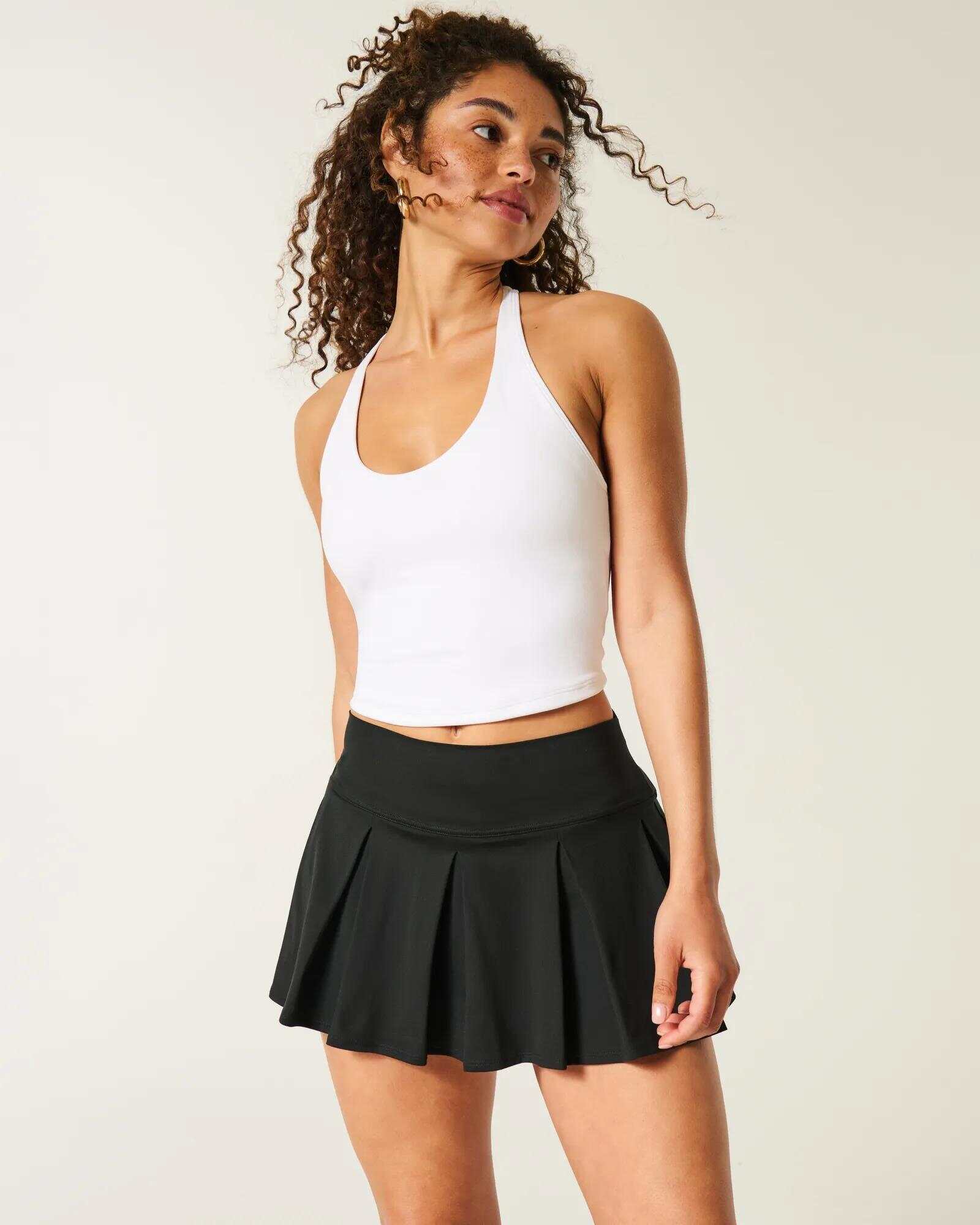 Gilly Hicks Active Drop-Waist Pleated Skortie