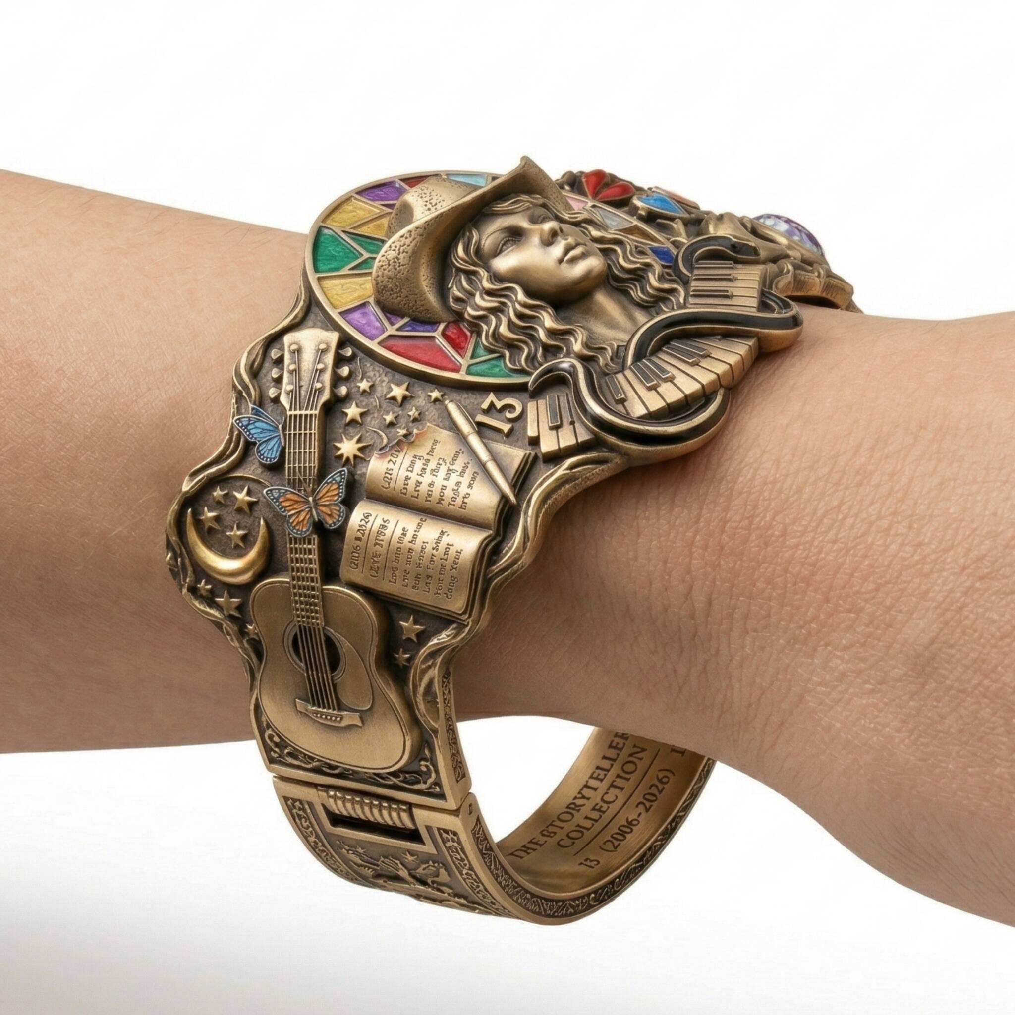 🎶 Taylor's 20 Years of Storytelling – Legacy Cuff Bracelet ✨