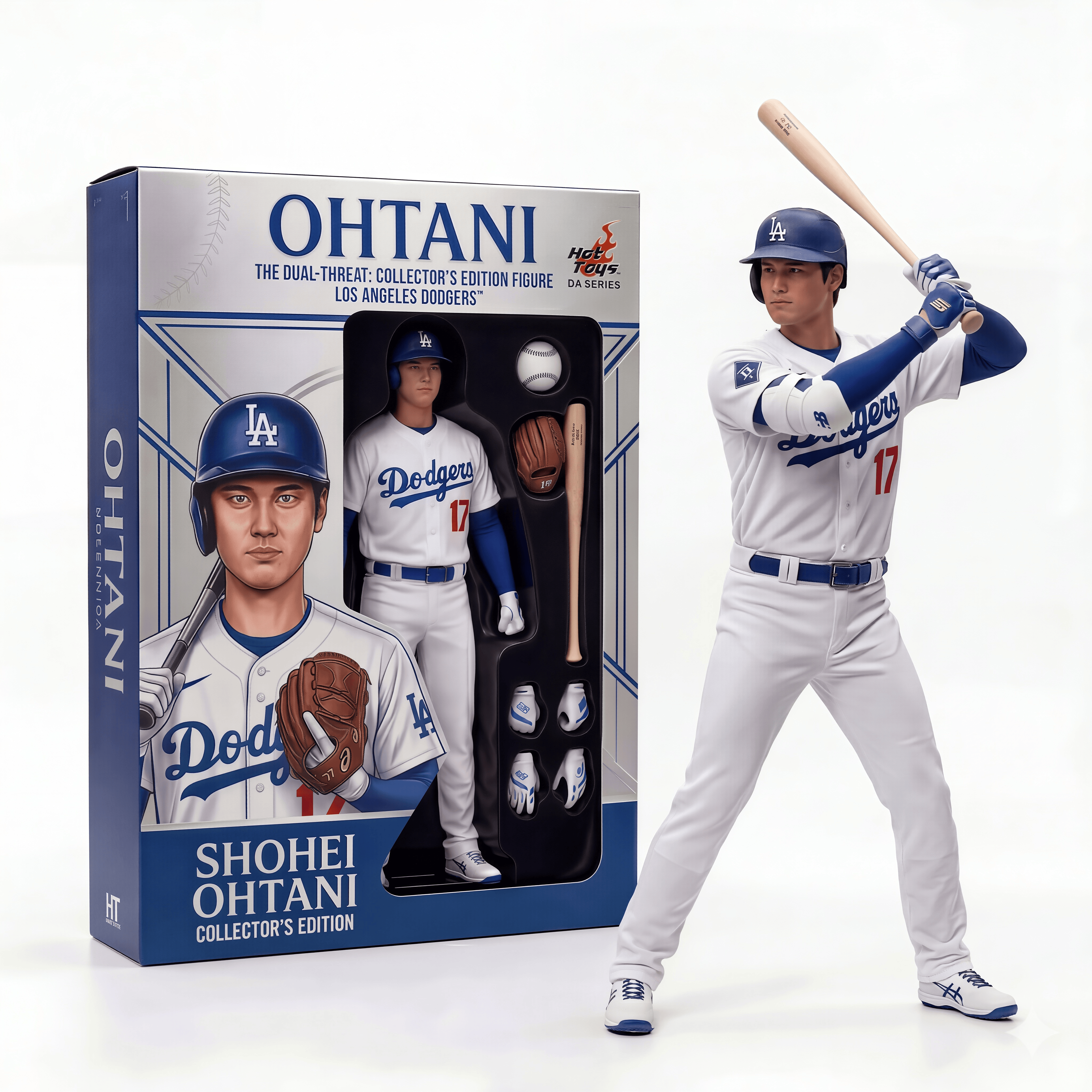 Hot Toys 1/18 Scale Shohei Ohtani Dodgers Collector's Edition Figure