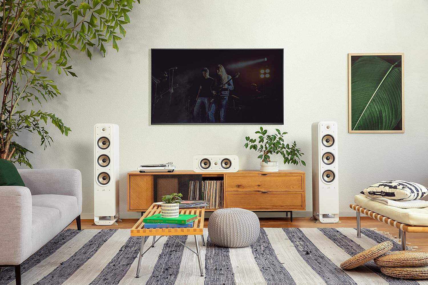 Polk Audio Signature Elite ES20 Bookshelf Speaker - Hi-Res Audio Certified,Dolby Atmos & DTS:X Compatible, 1