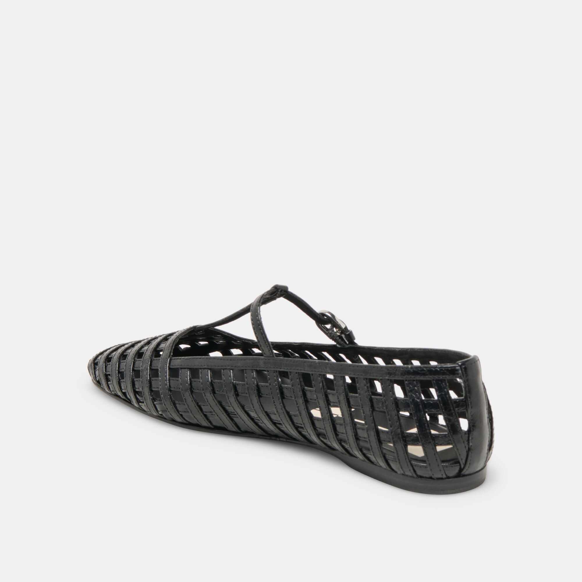 RAINS BALLET FLATS BLACK STELLA
