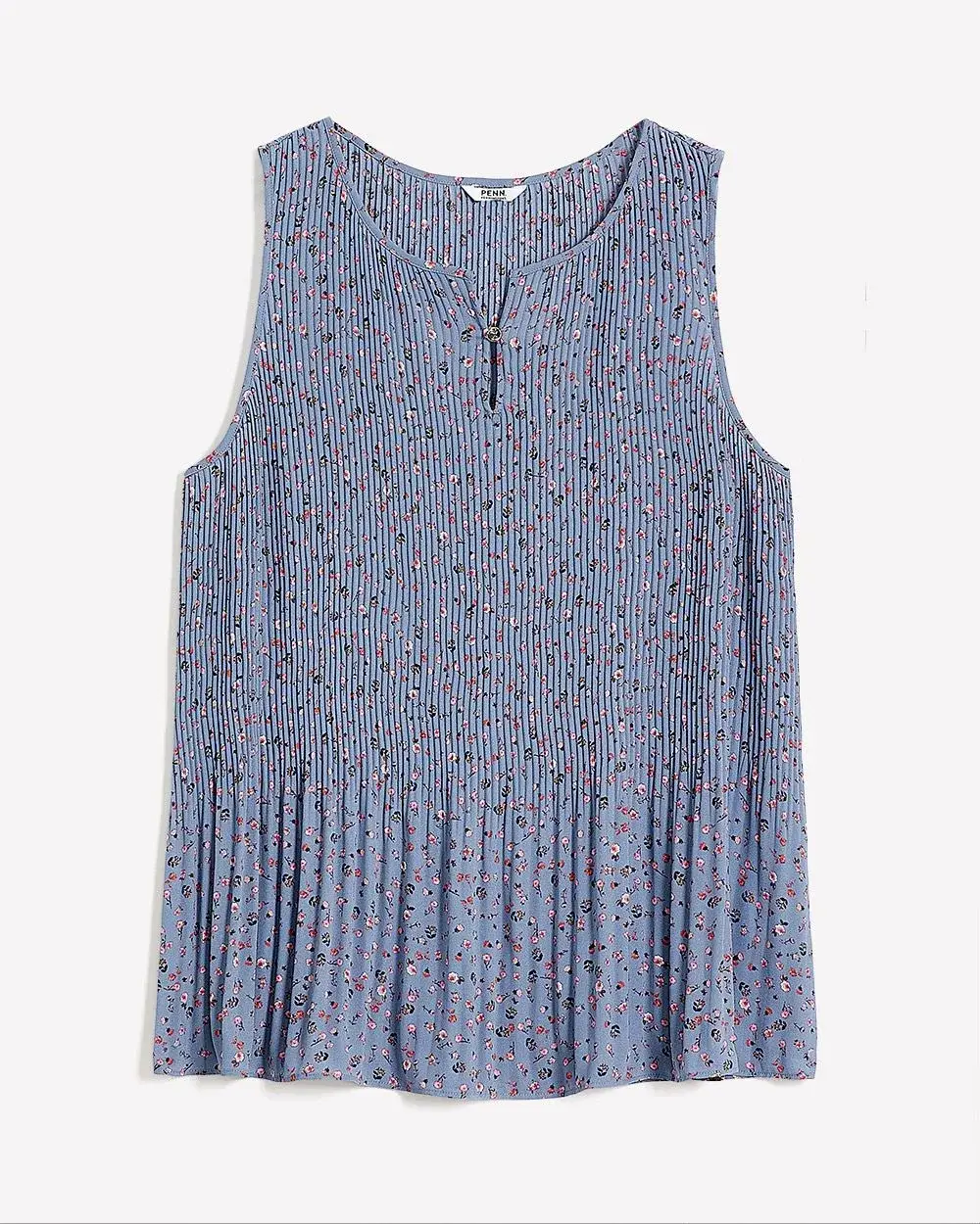 Responsible, Sleeveless Pleat and Release Blouse - PENN. Essentials