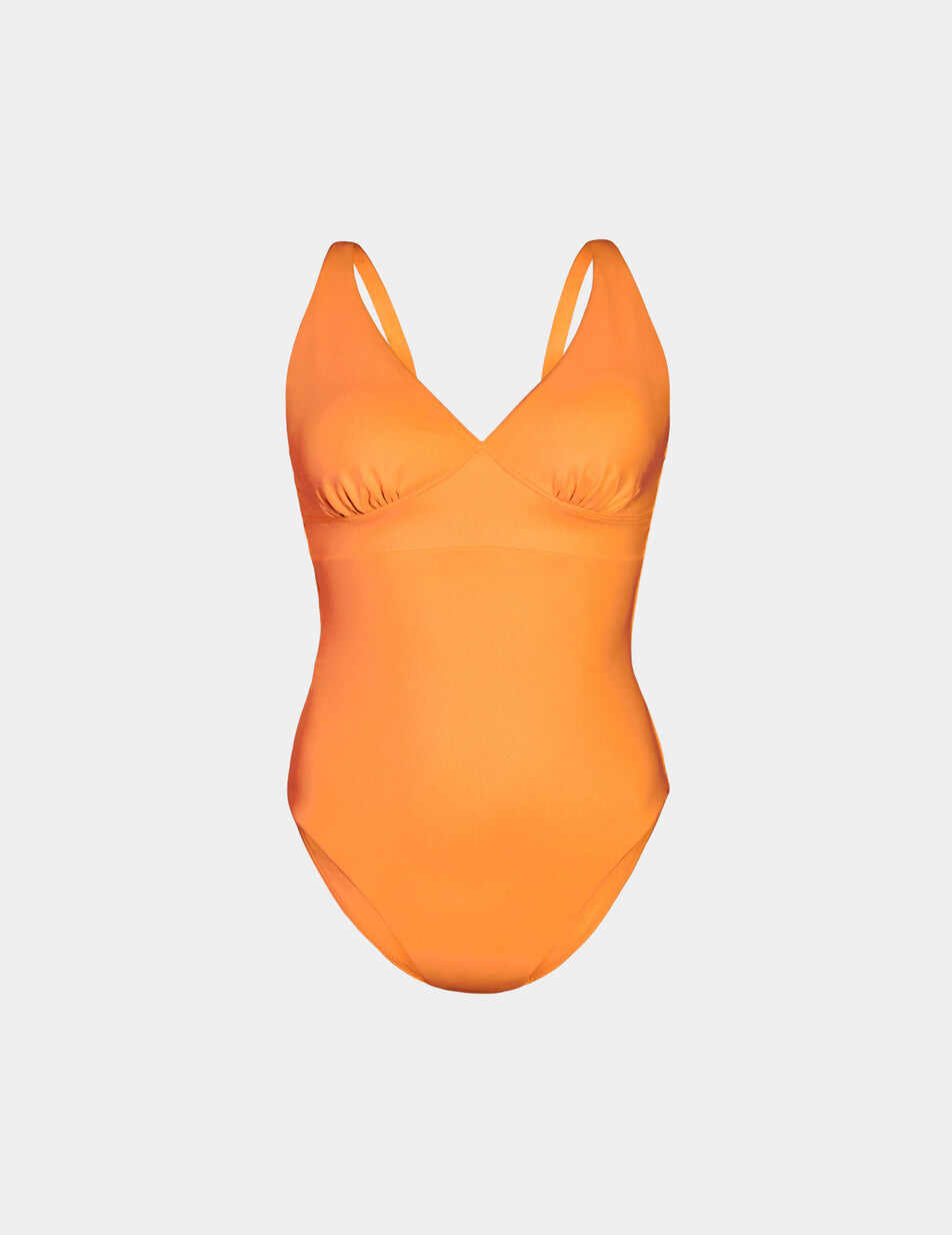 Deep V One Piece Swimsuit
