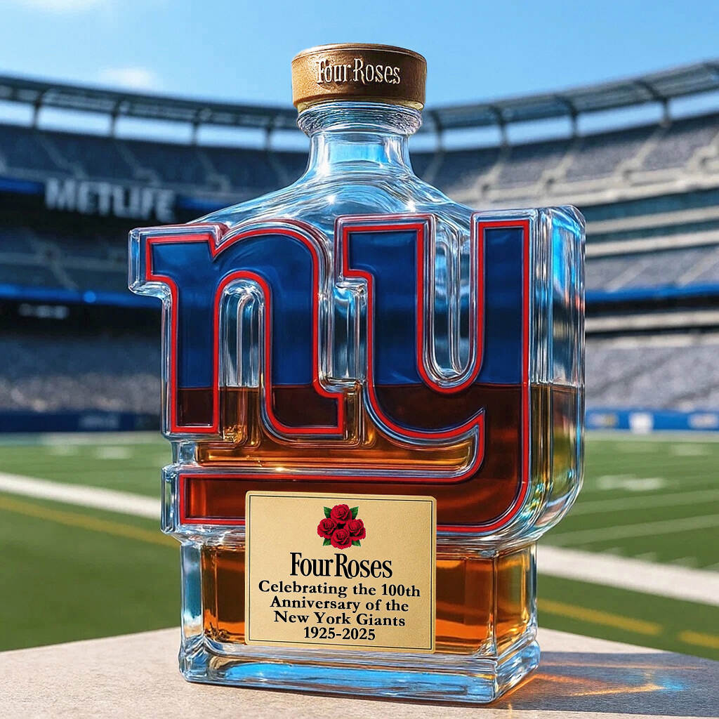 New York Giants 100th Anniversary Whisky Collector's Edition Bottle