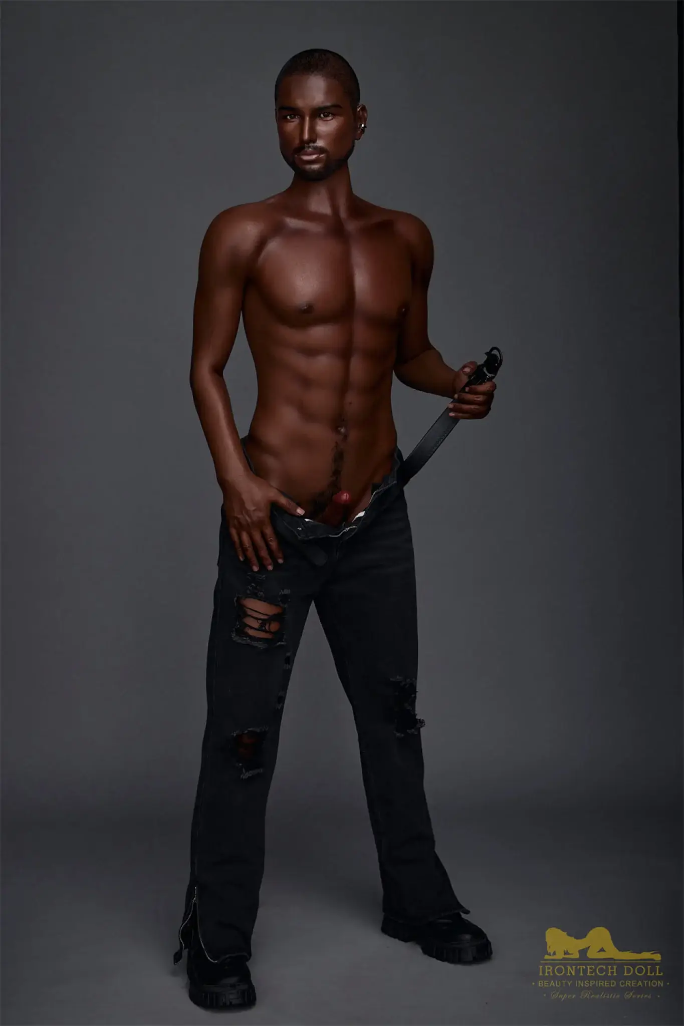 Kevin Ebony Silicone Male Sex Doll - Joy Love Dolls Doll