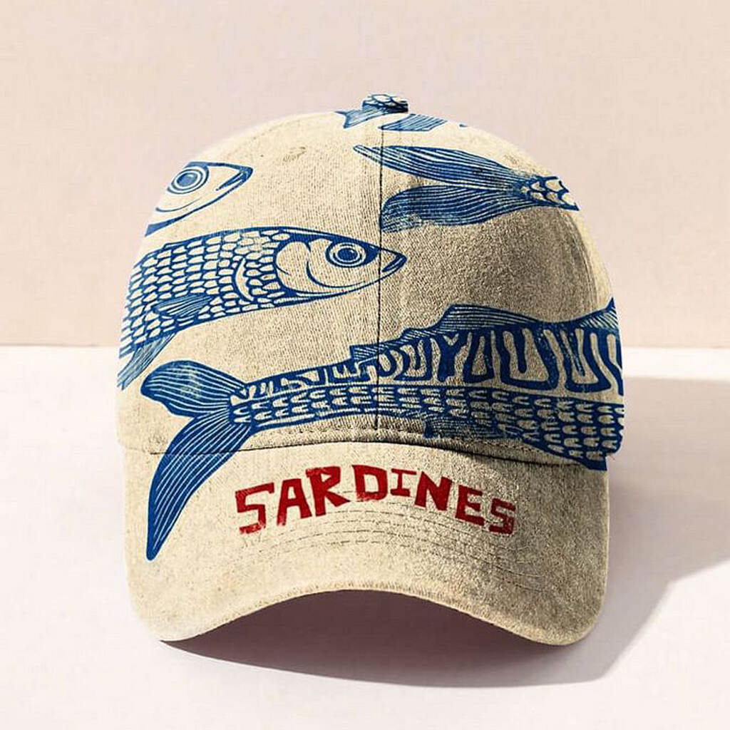 Sardines Vintage Baseball Cap