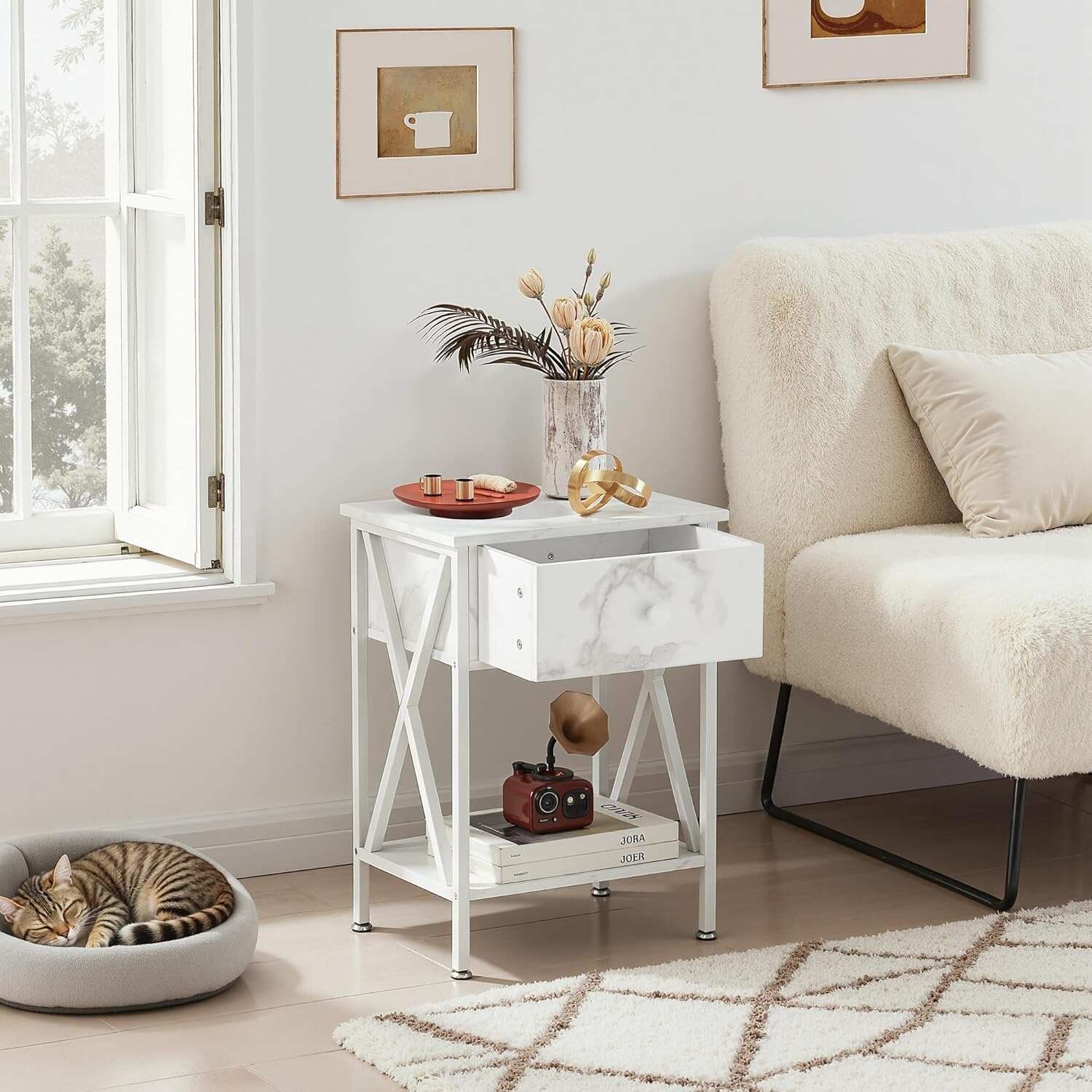 VECELO Nightstand Set of 2