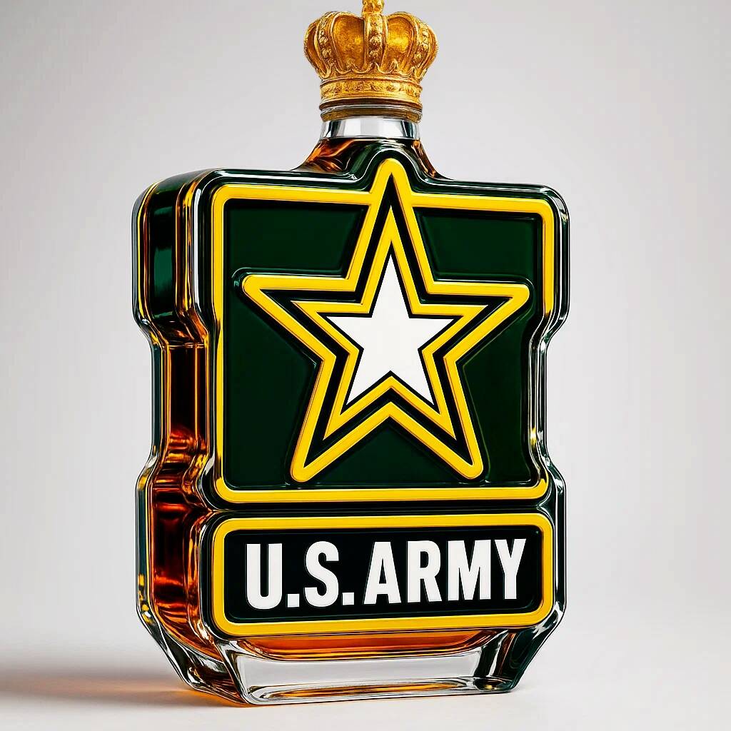 US Army 250th Anniversary Whiskey Bottle