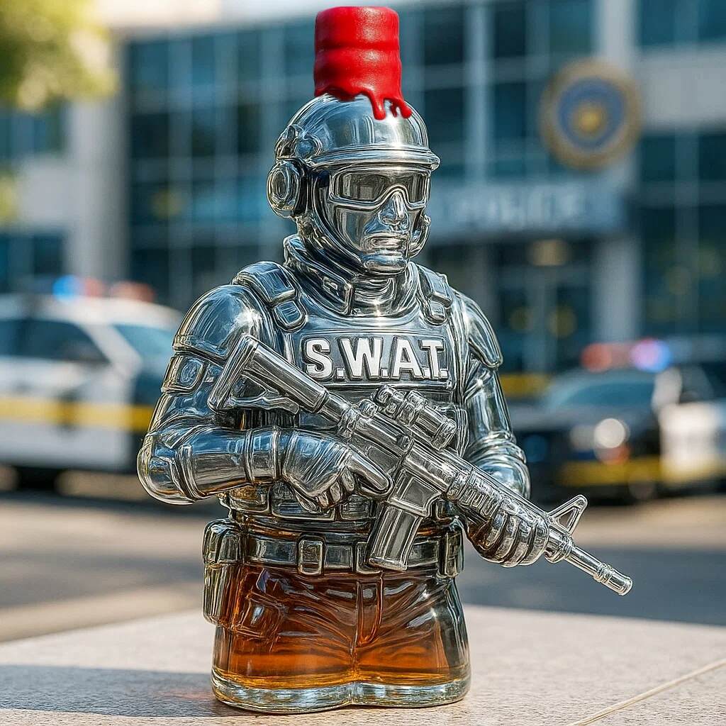 S.W.A.T. Commemorative Limited Edition Whiskey Bottle