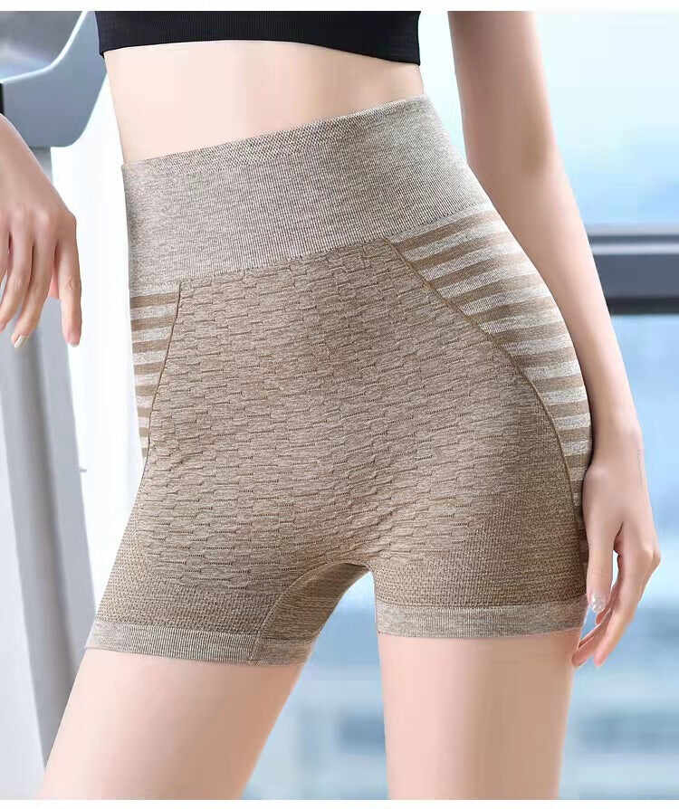 Biker Shorts For Women High Wais Stripe Gym Running Shorts