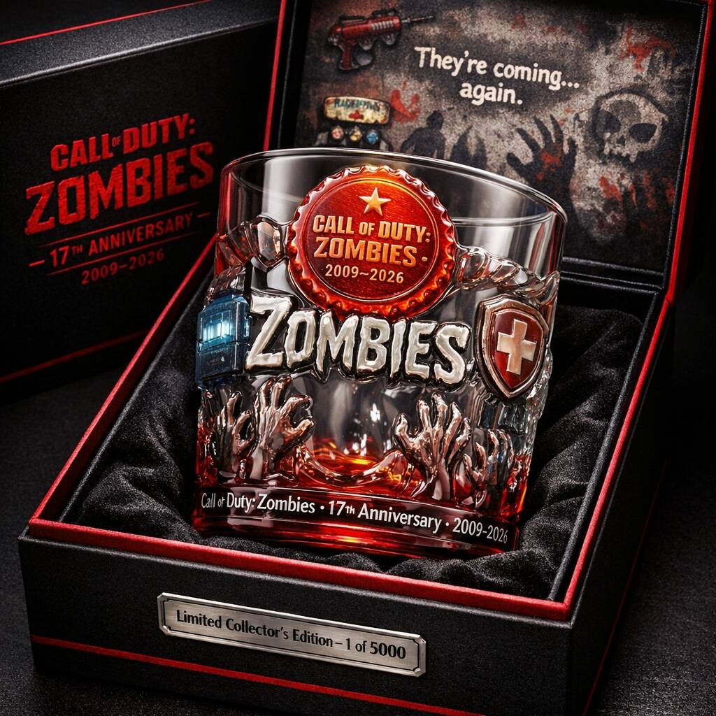 Call of Duty: Zombies 17th Anniversary Collector Glass