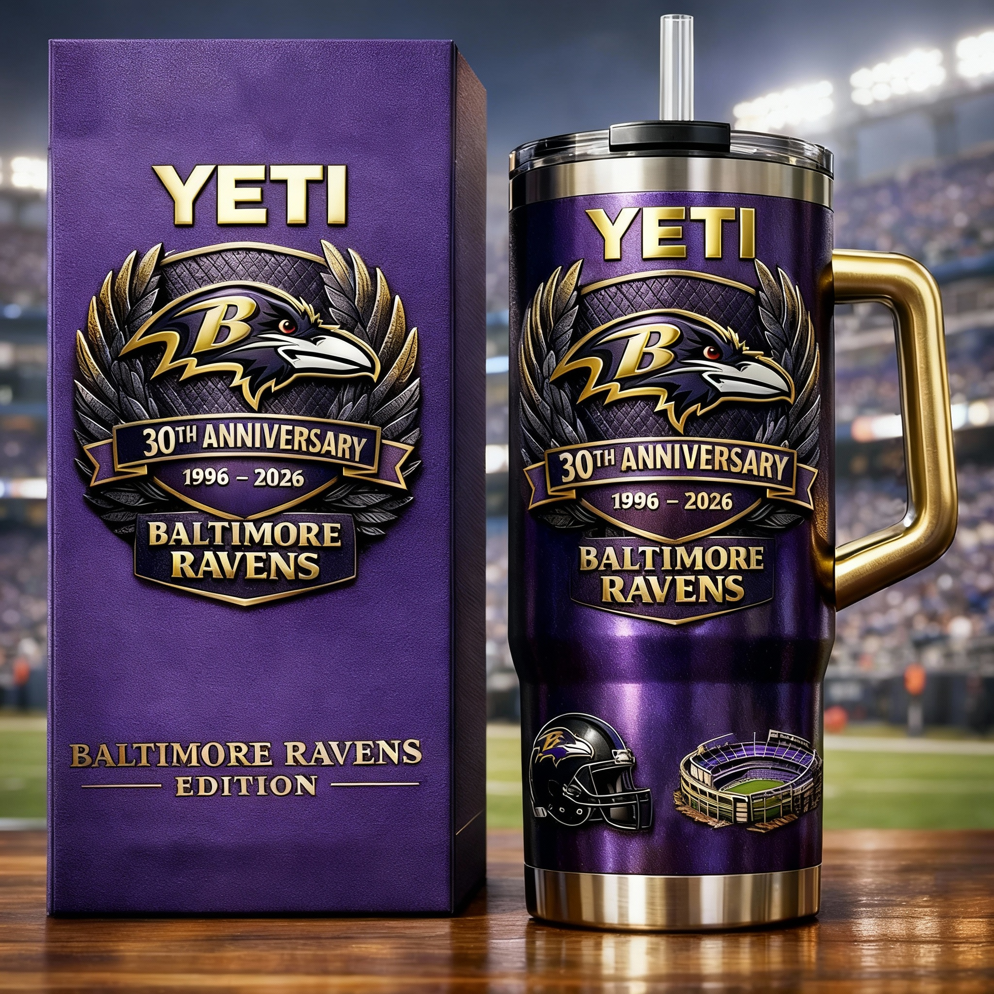 Ravens 30th Anniversary Insulated Tumbler