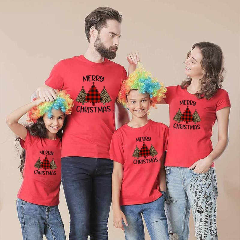 Christmas Tree Family Matching Shirts