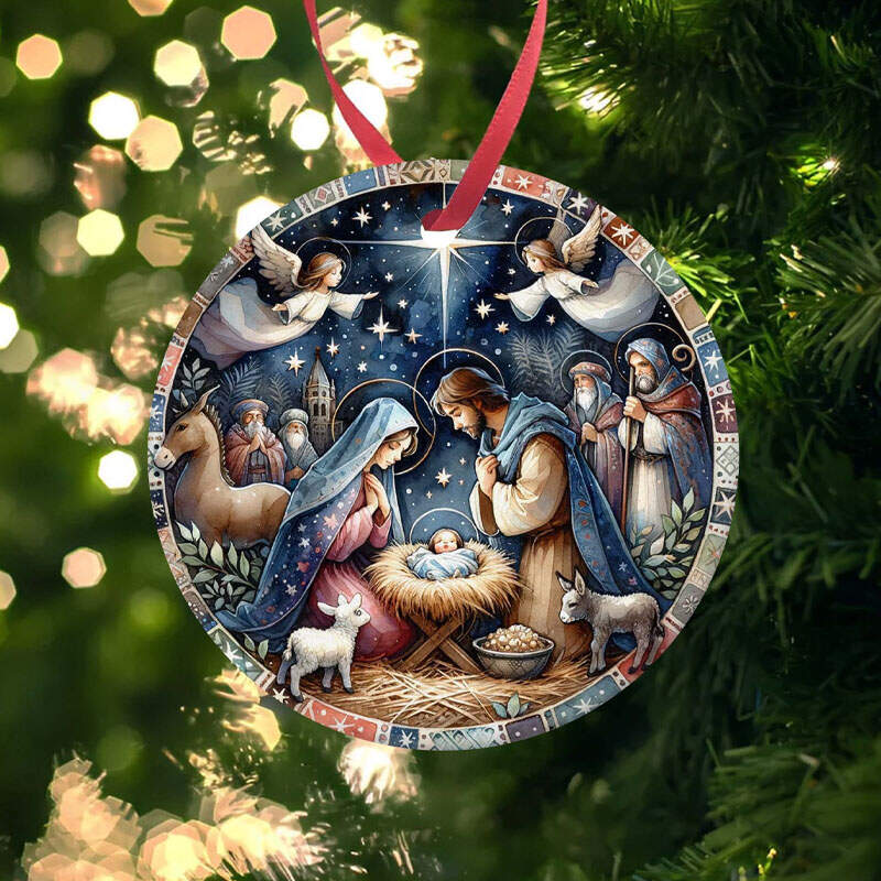 Christmas Nativity Scene Ornament